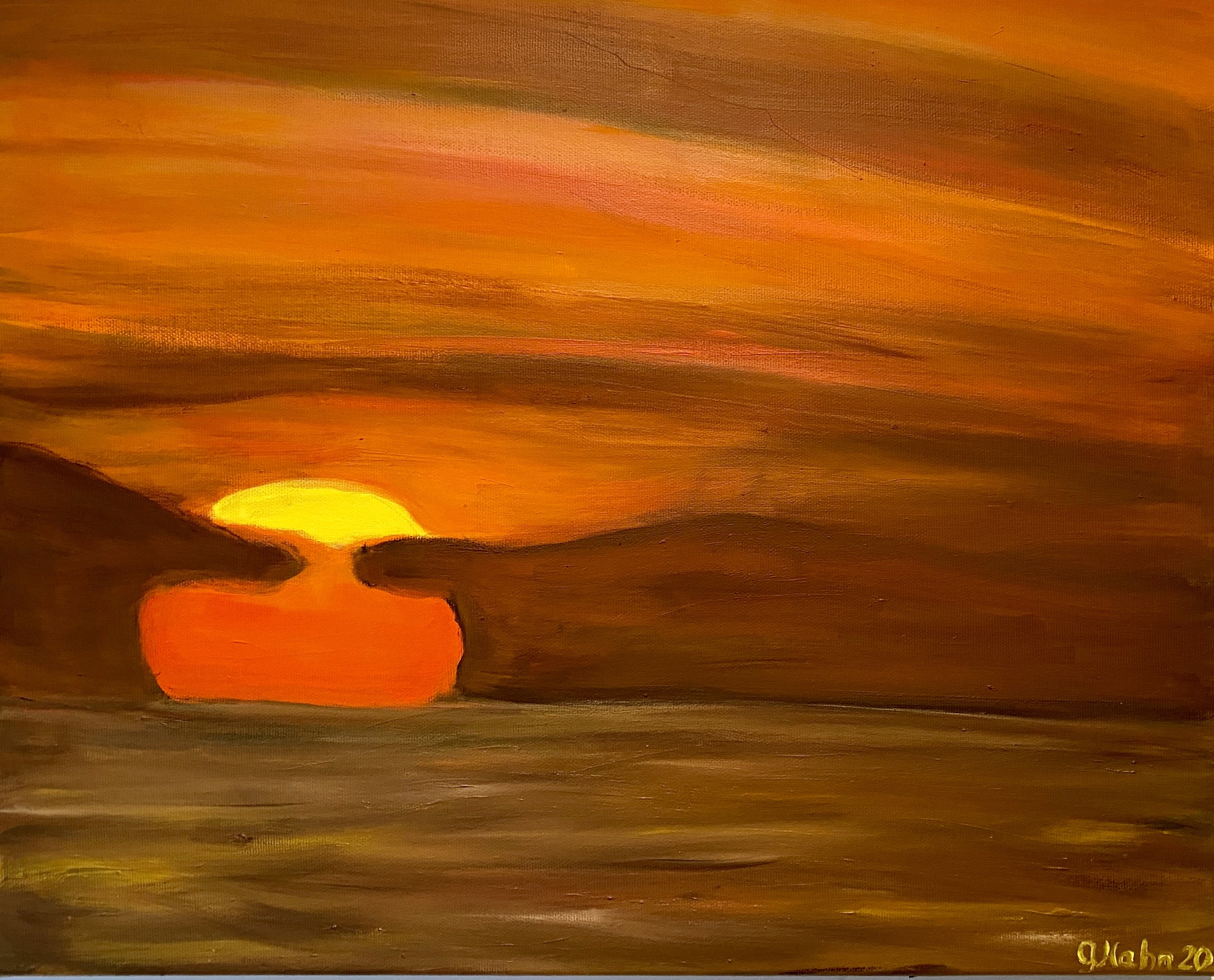 orange sunset