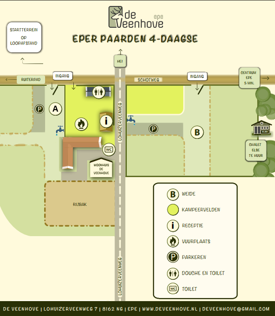 Plattegrond Eper Paardenvierdaagse