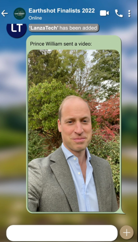 📲 ANNOUNCEMENT: Prince William has added you to the group "Finalists Earthshot 2022" #Shorts