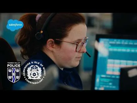 Salesforce film about UK police forces and Agentforce