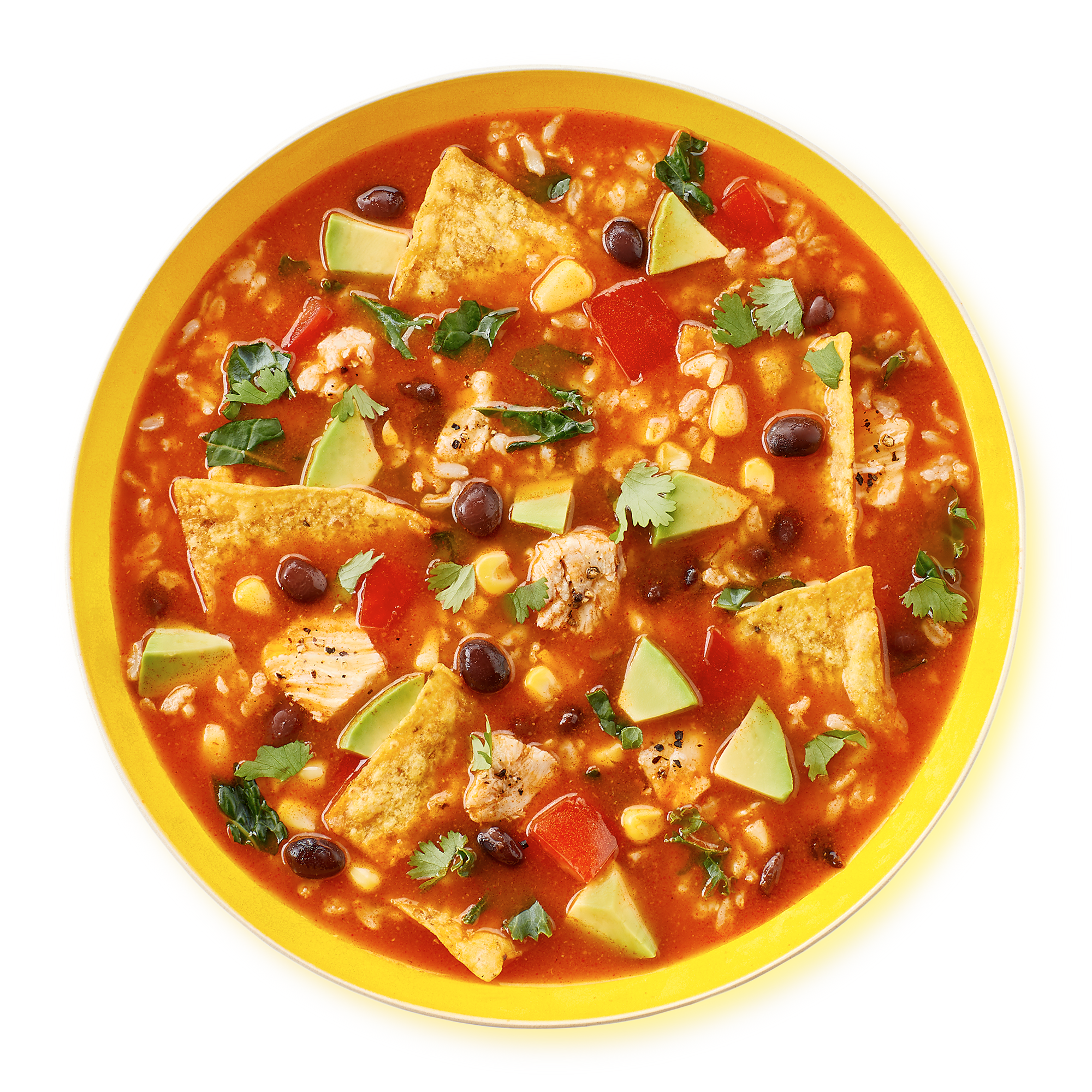 Tortilla Soup (Vegan option)