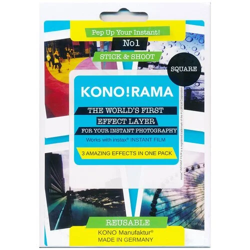 KONO!RAMA No1 SQUARE- 3 Effect Layers for Instant Photography