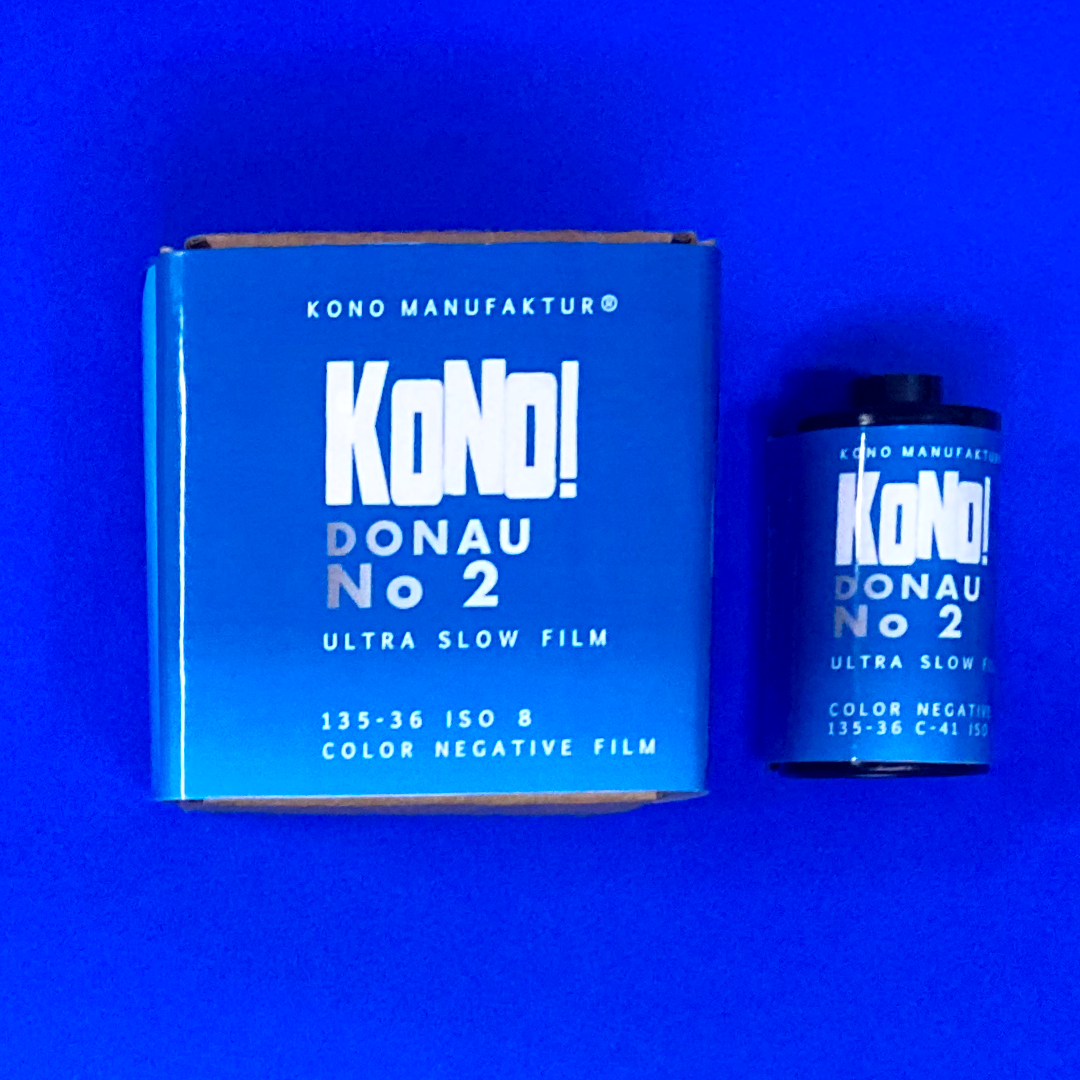 KONO! DONAU No2 - Ultra Slow Film ISO 8 - 35mm color negative photo film, 36 exp.