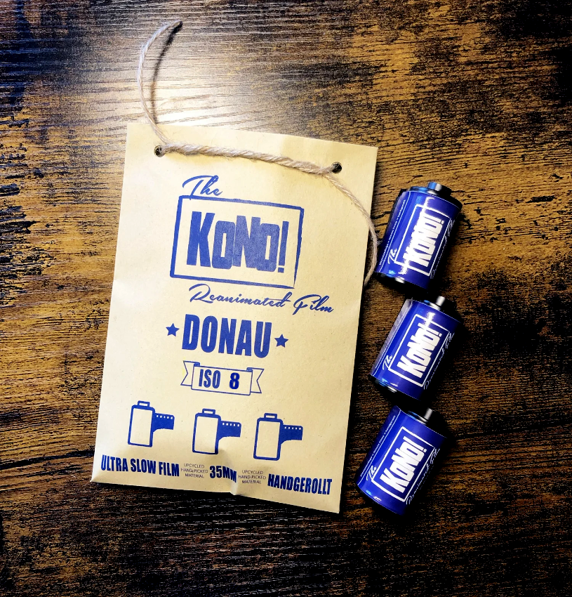 🔥 It's back - DONAU II - Ultra Slow Film ISO 8 - 35mm color negative photo film, 36 exp. Pack of 3