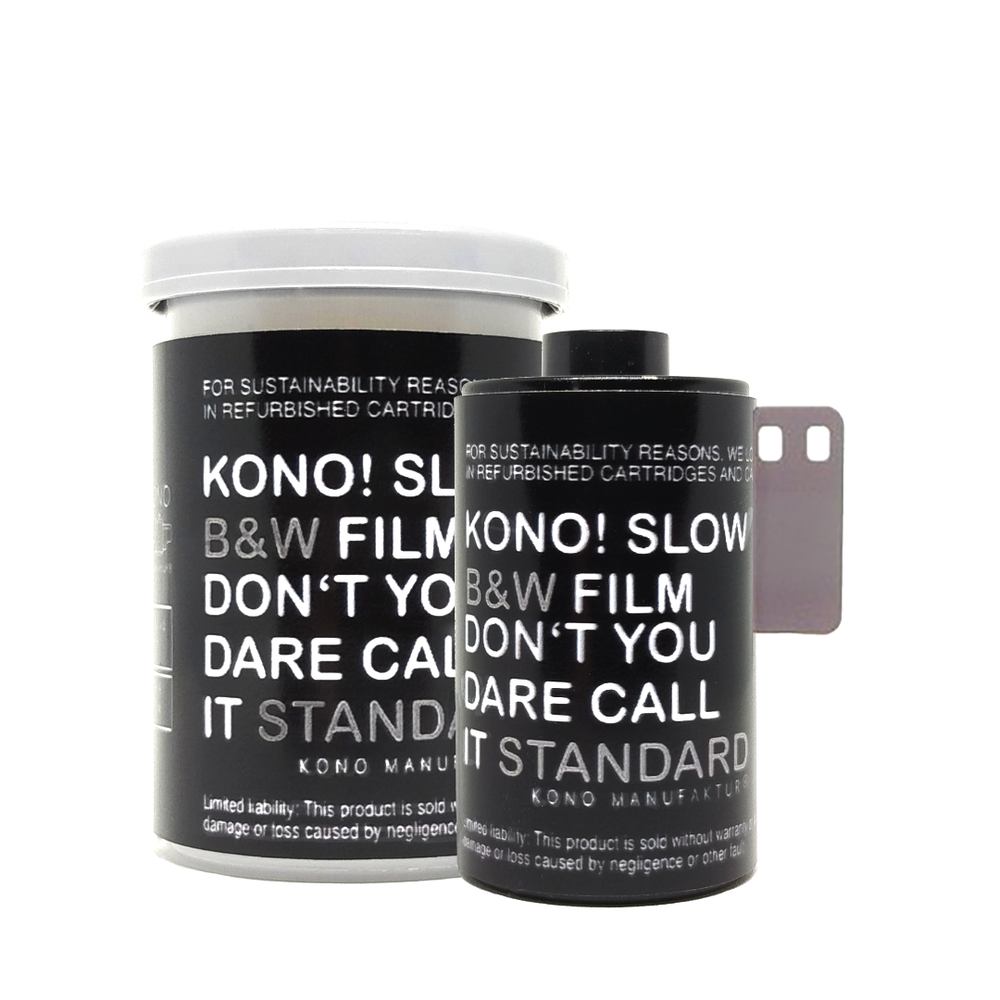 35mm SLOW photo film black and white ISO — KONO Manufaktur®