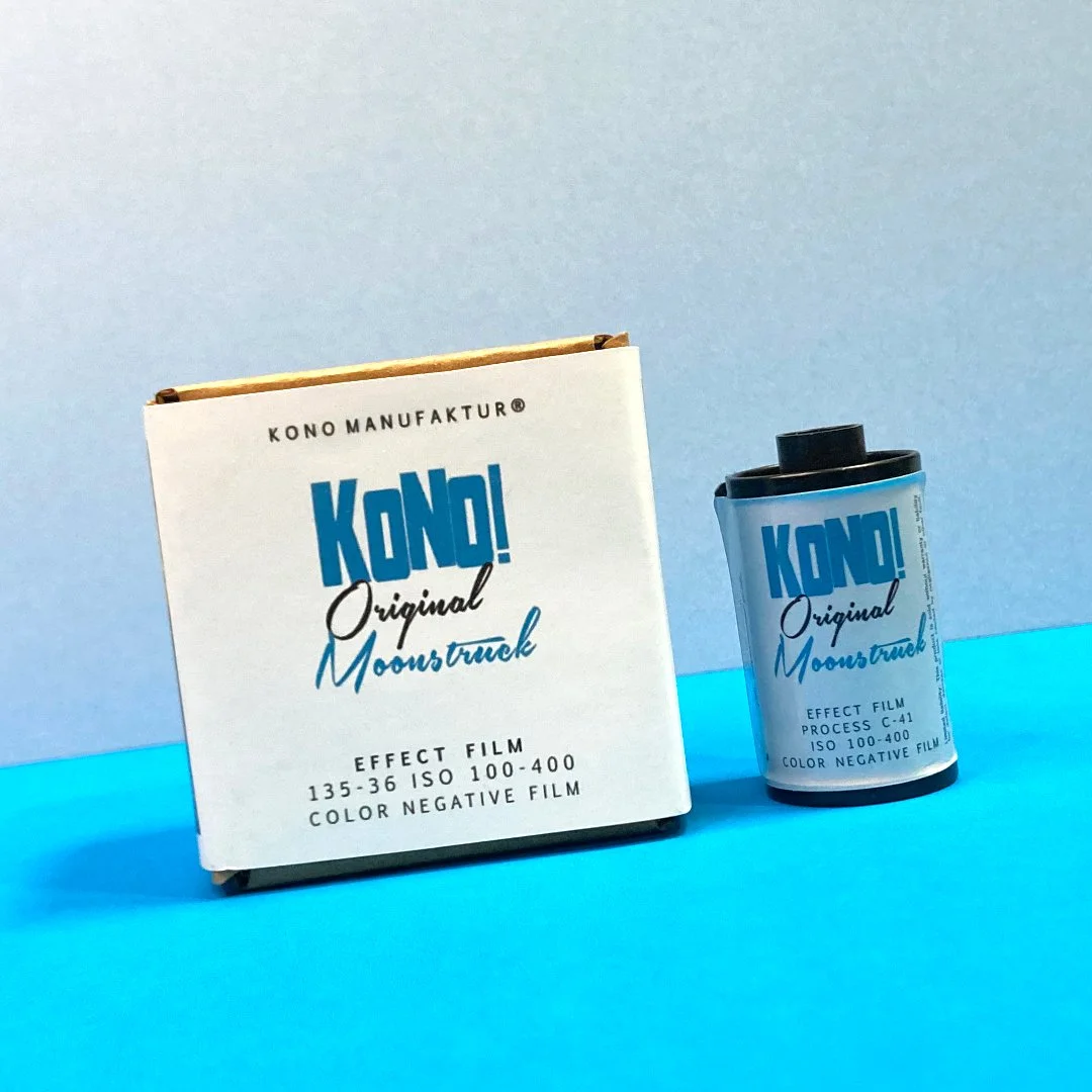 KONO! Original Moonstruck 35mm color negative photo film, 36 exp.