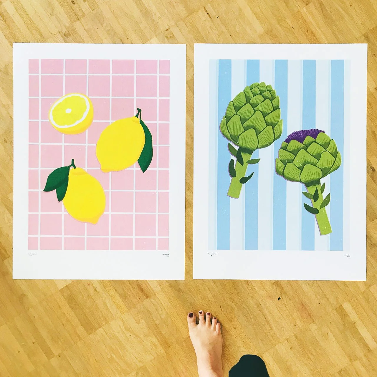 Poster-Design-Kunstdruck-Kueche-Artischocke-zitrone-Helene-Uhl-Design-Illustration-Speyer-Frankfurt-Berlin-Mainz.jpg