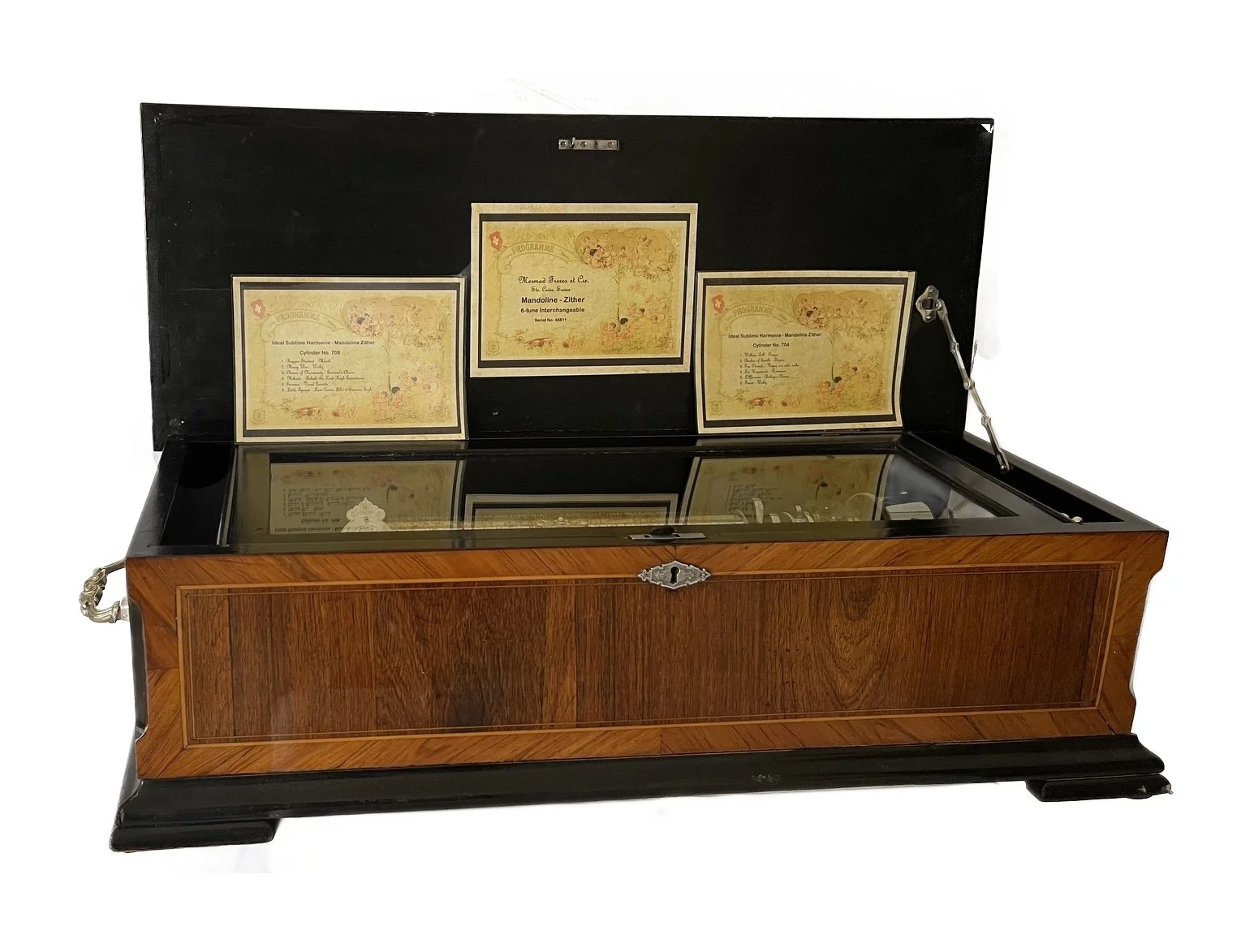 Mermod Freres interchangeable cylinder music box
