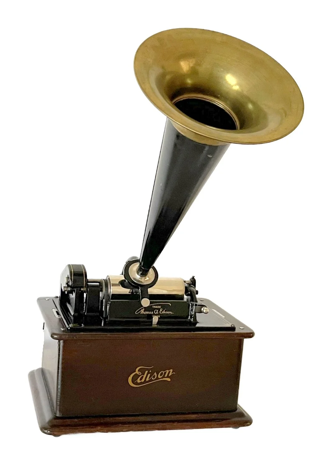 mahogany edison stadrad phonograph