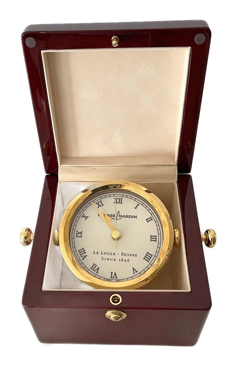 ulysses Nardin box clock