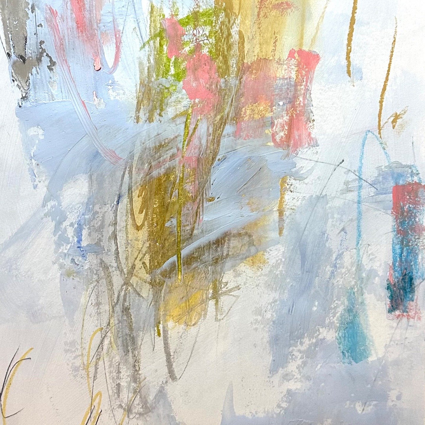 In The Studio : Mixed Media on archival paper

Exploring marks, colours and feelings.

Available.
DM for details.

#contemporaryart
#contemporarypainting
#erinwardartist 
#abstractartist
#artforcollectors
#artforyourhome