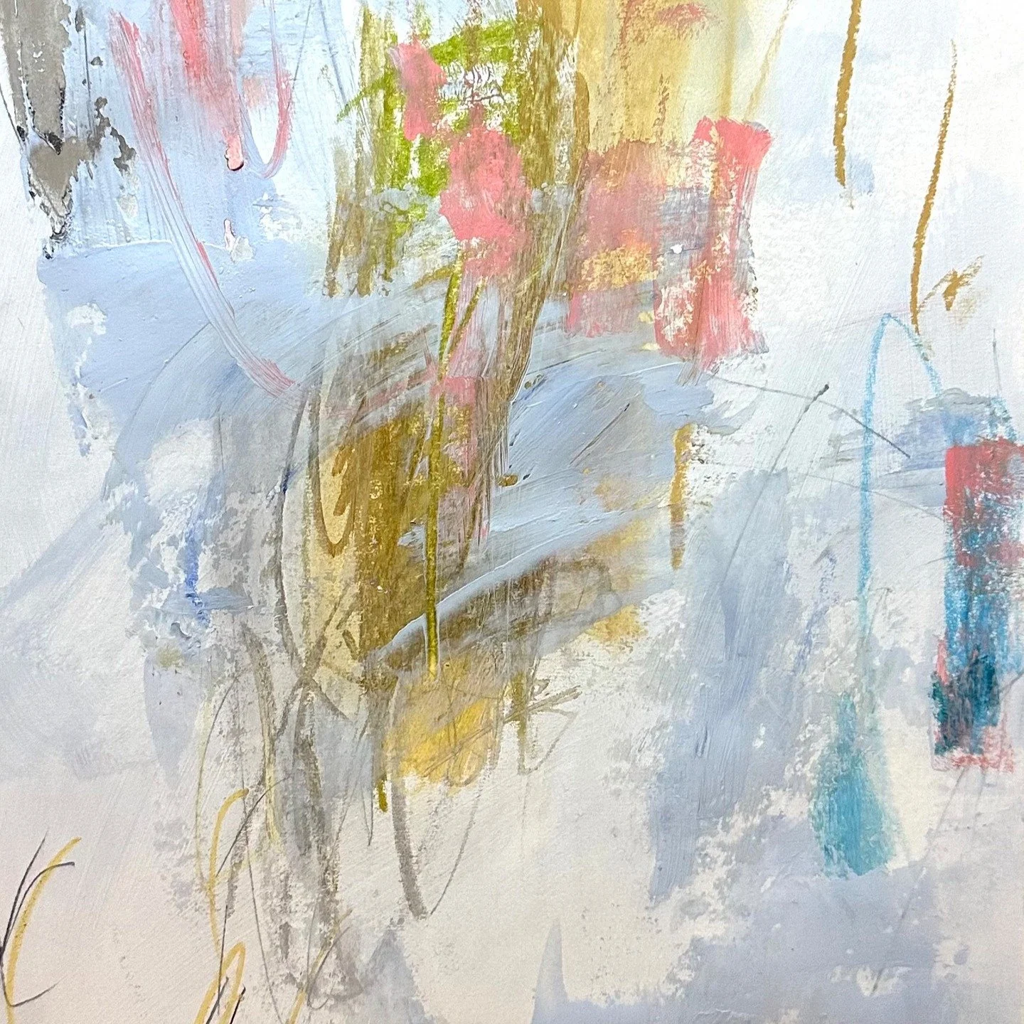 In The Studio : Mixed Media on archival paper

Exploring marks, colours and feelings.

Available.
DM for details.

#contemporaryart
#contemporarypainting
#erinwardartist 
#abstractartist
#artforcollectors
#artforyourhome