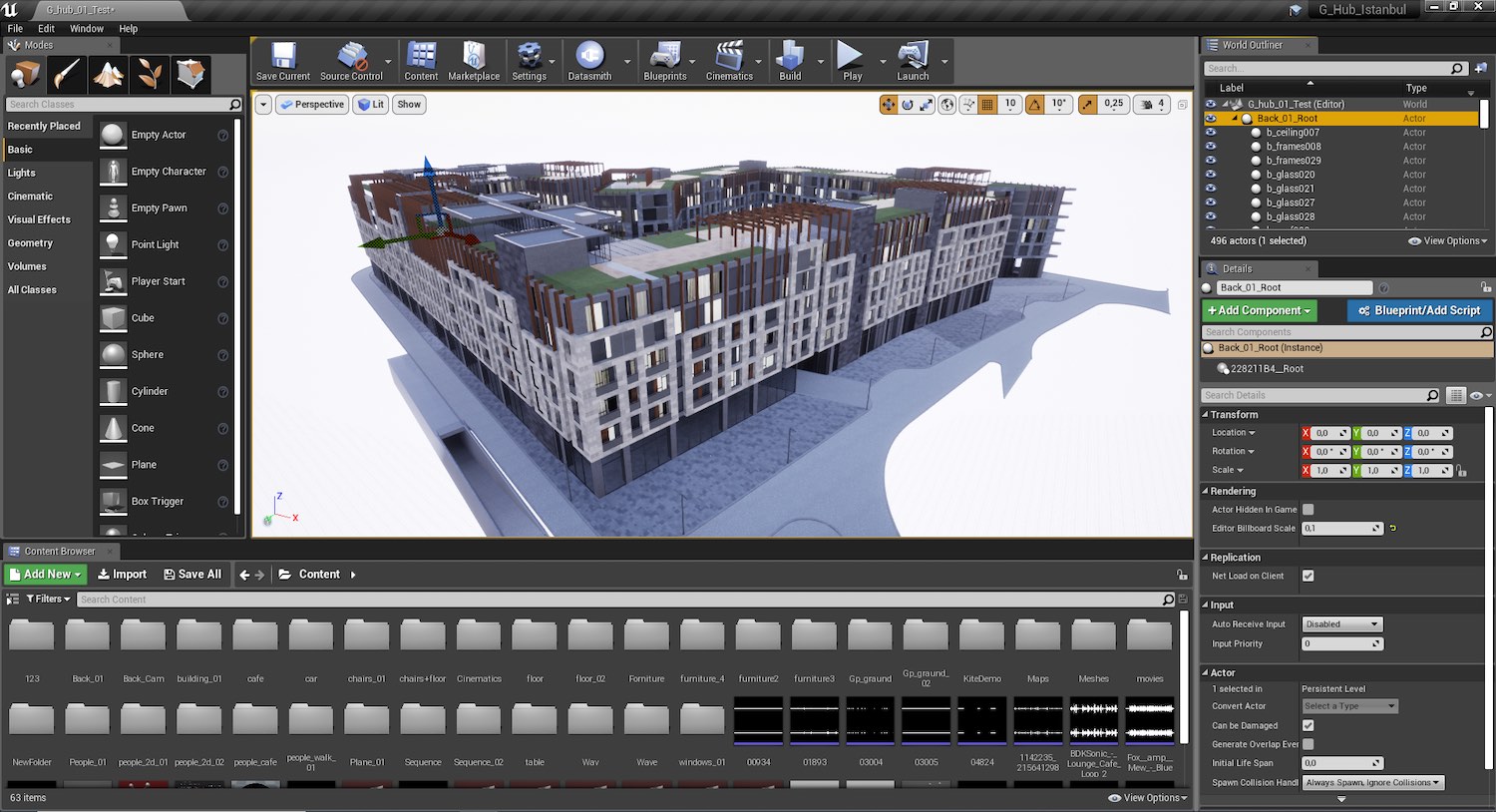 Using Unreal Engine for previz in architectural 3D visualization
