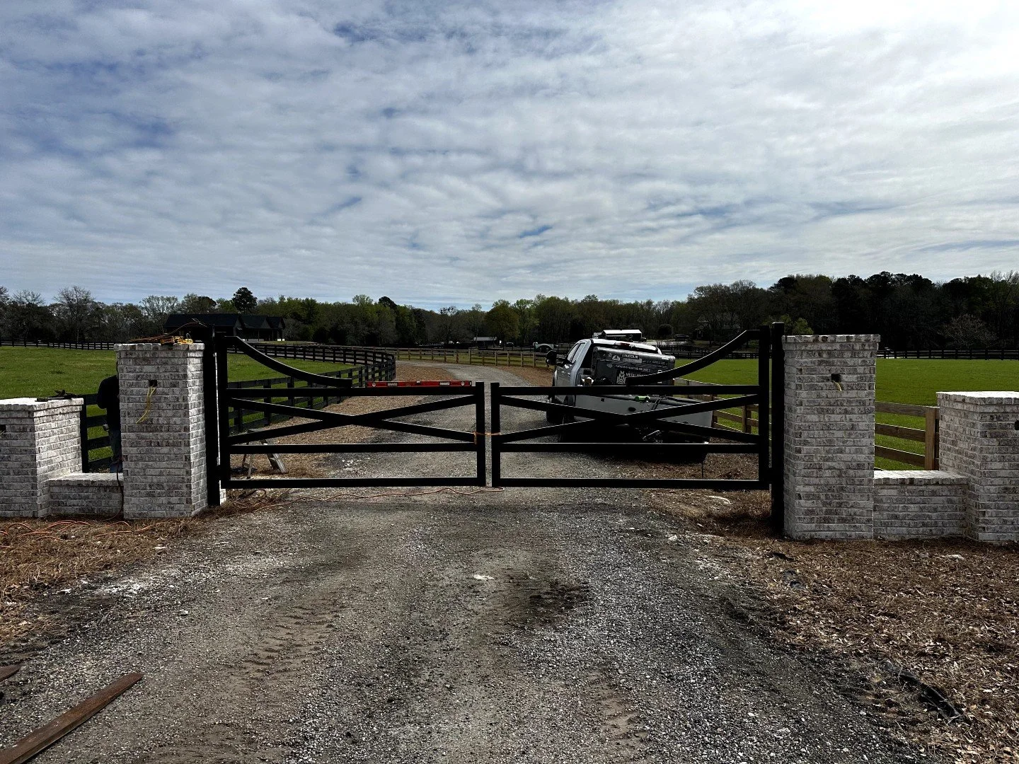 There's nothing like a custom entry to set the tone for your property. 🏗️

This gate was installed by Montgomery Metal Works for a horse farm in the Auburn area - designed to last and built to impress.

Whether you need a simple pipe gate or a full 