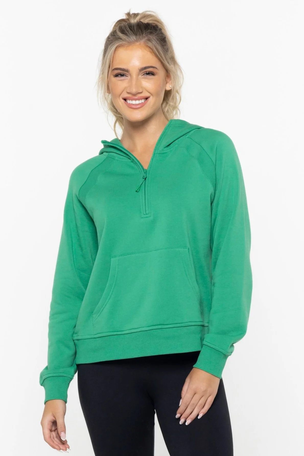 Troyer Camp David Schwarzer Pulli Zipper Hoodie Sweatjacken