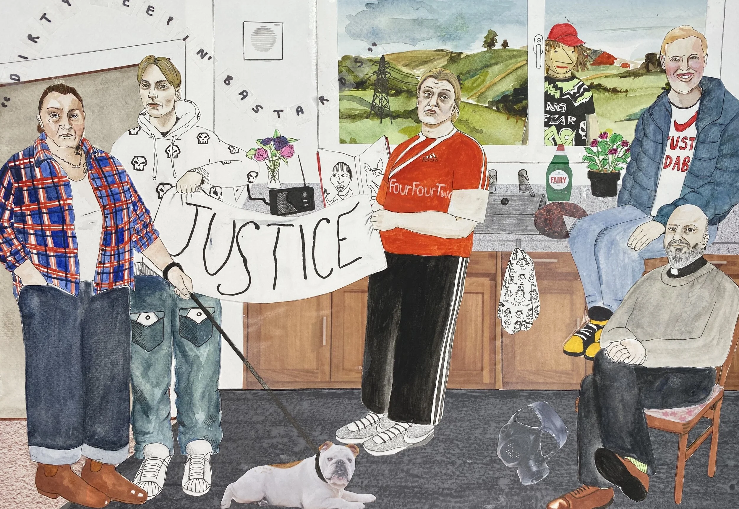 'This Country' Collage Print 