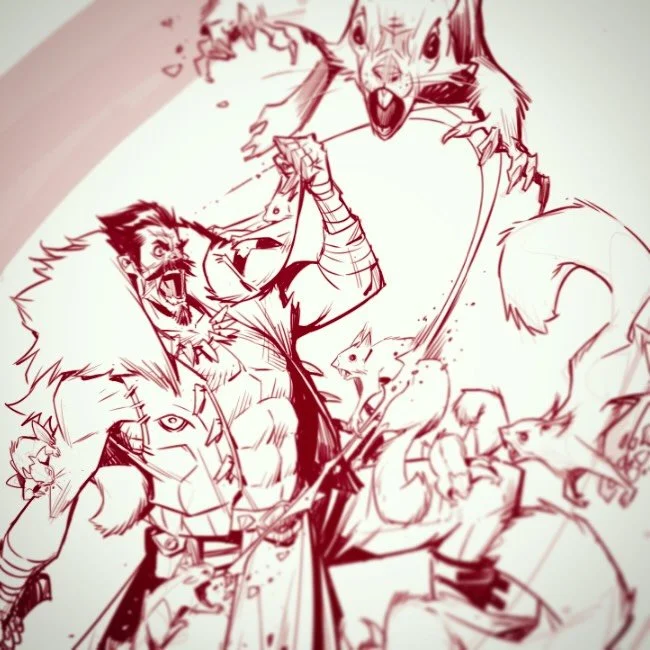 Commissions are like a box of chocolates, you never know what you&rsquo;re gonna get. Sometimes you get a request for Kraven vs a squirrel and you just gotta lean in hard.