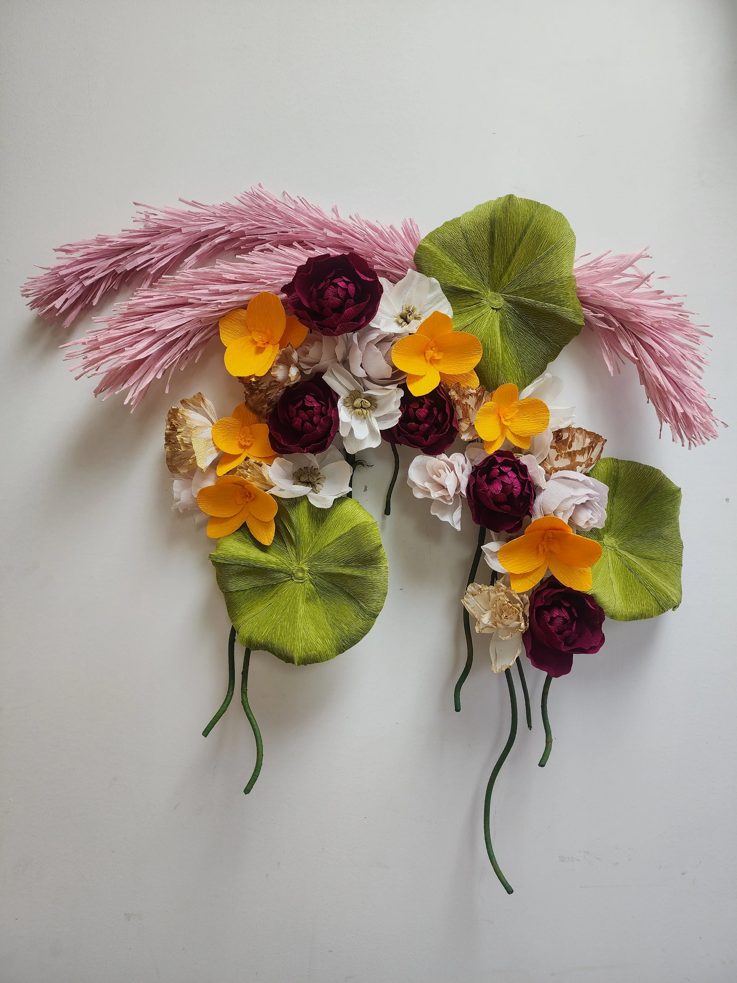 mounted romantic wall hanging