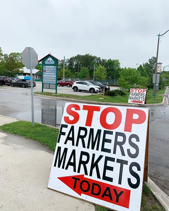 Today one of our Chiropractors Dr. Jenna Ellis visited the first @gravenhurst.farmers.market of 2020. The Market has done a great job at adapting to the Covid protocols.  They have lots of hand washing stations, one way traffic lanes set up, paint ma