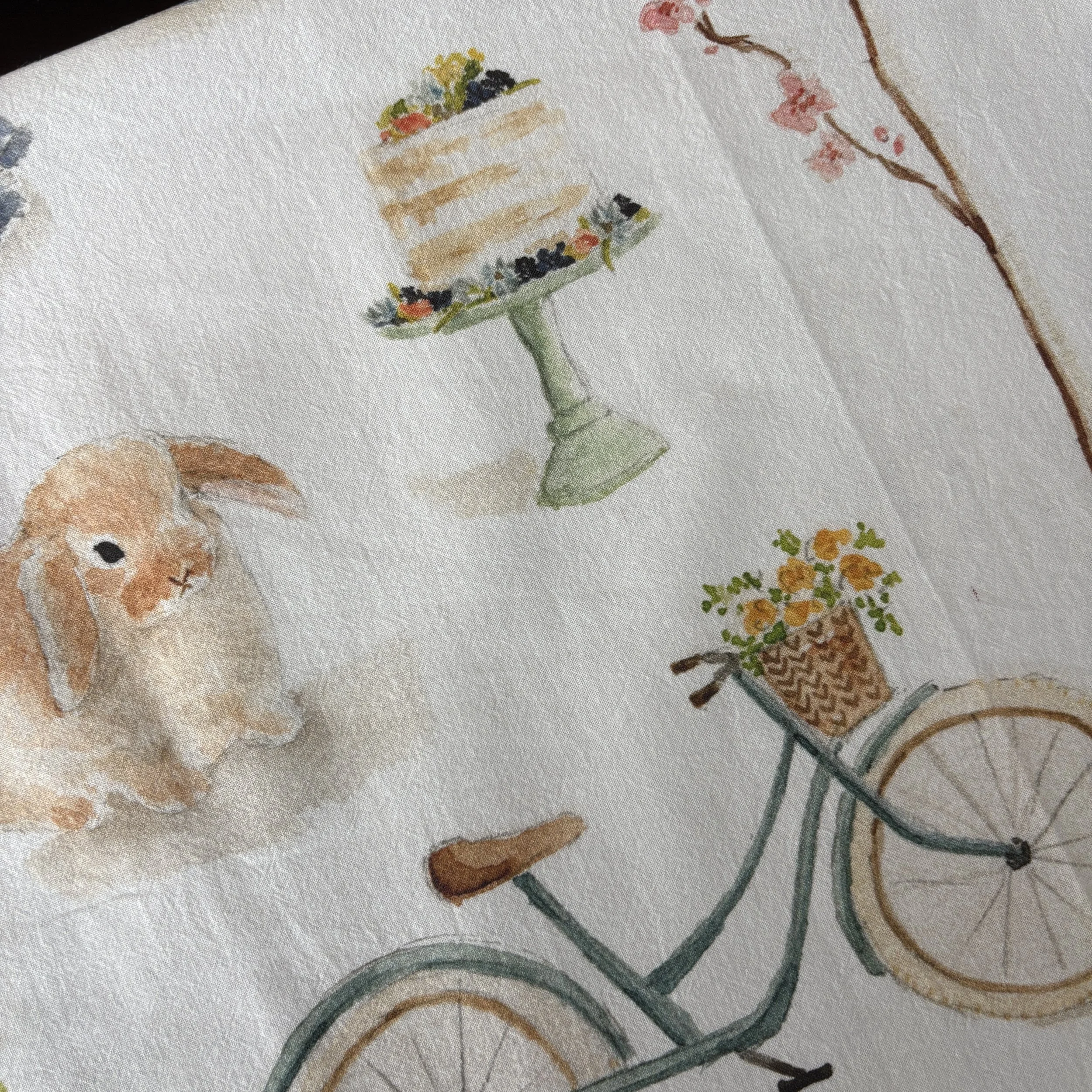 Springtime Cotton Tea Towel Detail.JPG