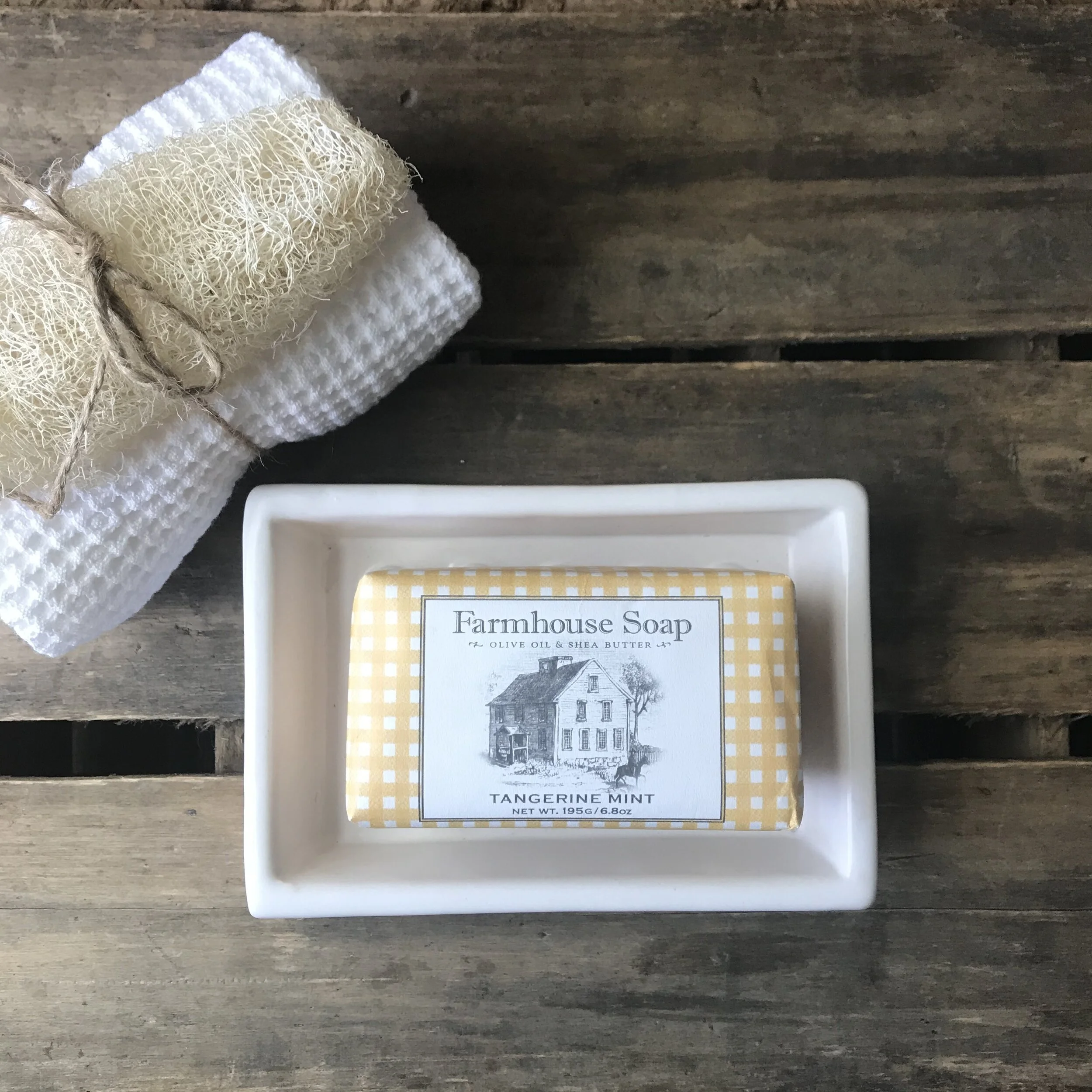 Sweet Grass Farm Farmhouse Bar Soap Tangerine Mint