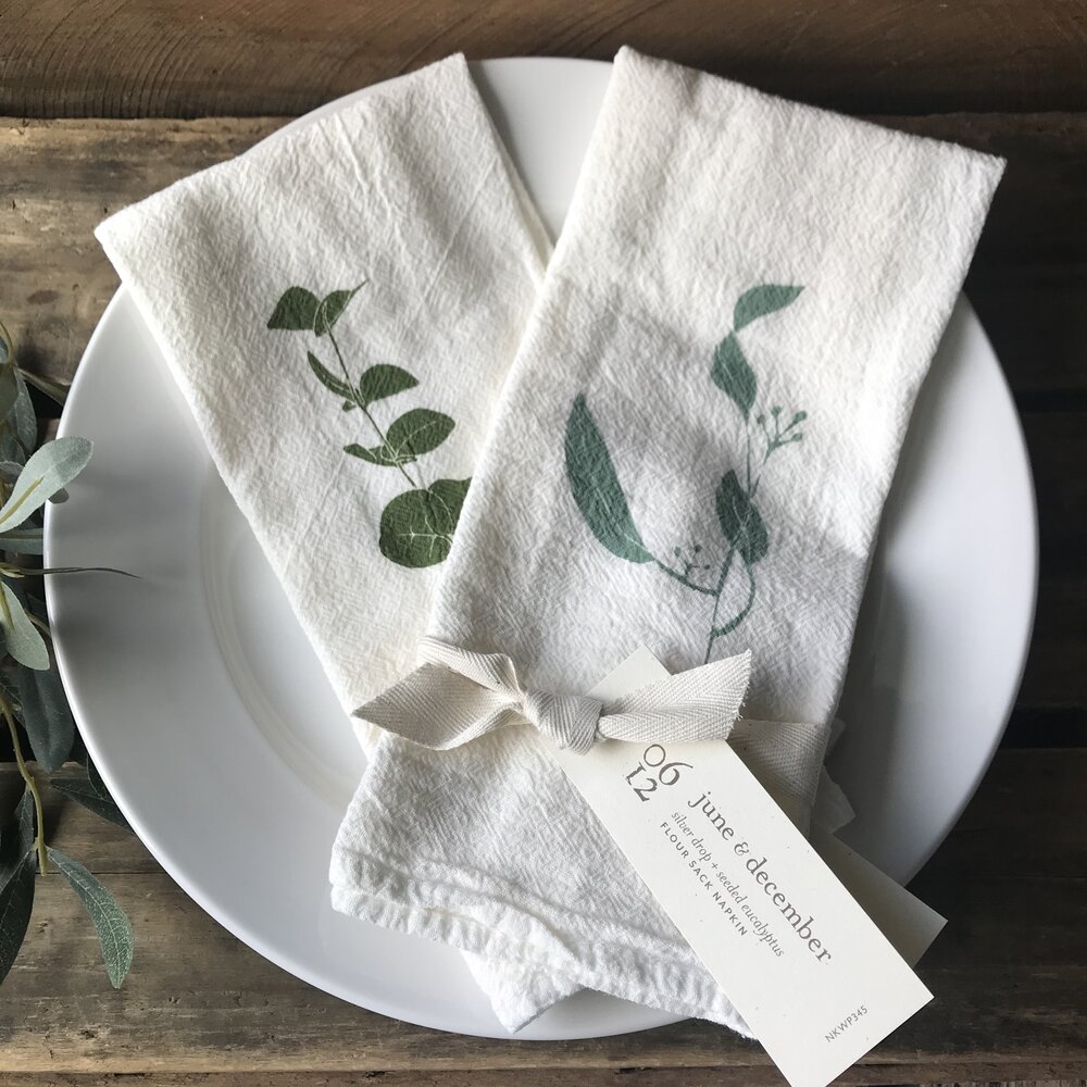 Meadow Chicory Flour Sack Kitchen Towel