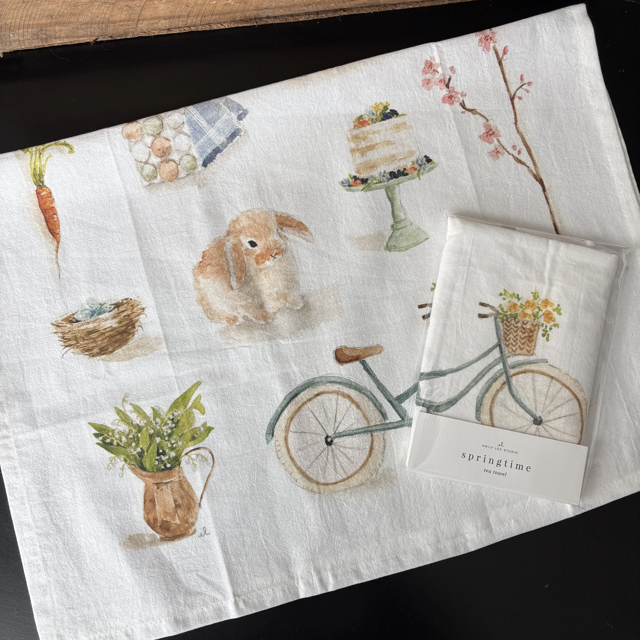 Springtime Cotton Tea Towel