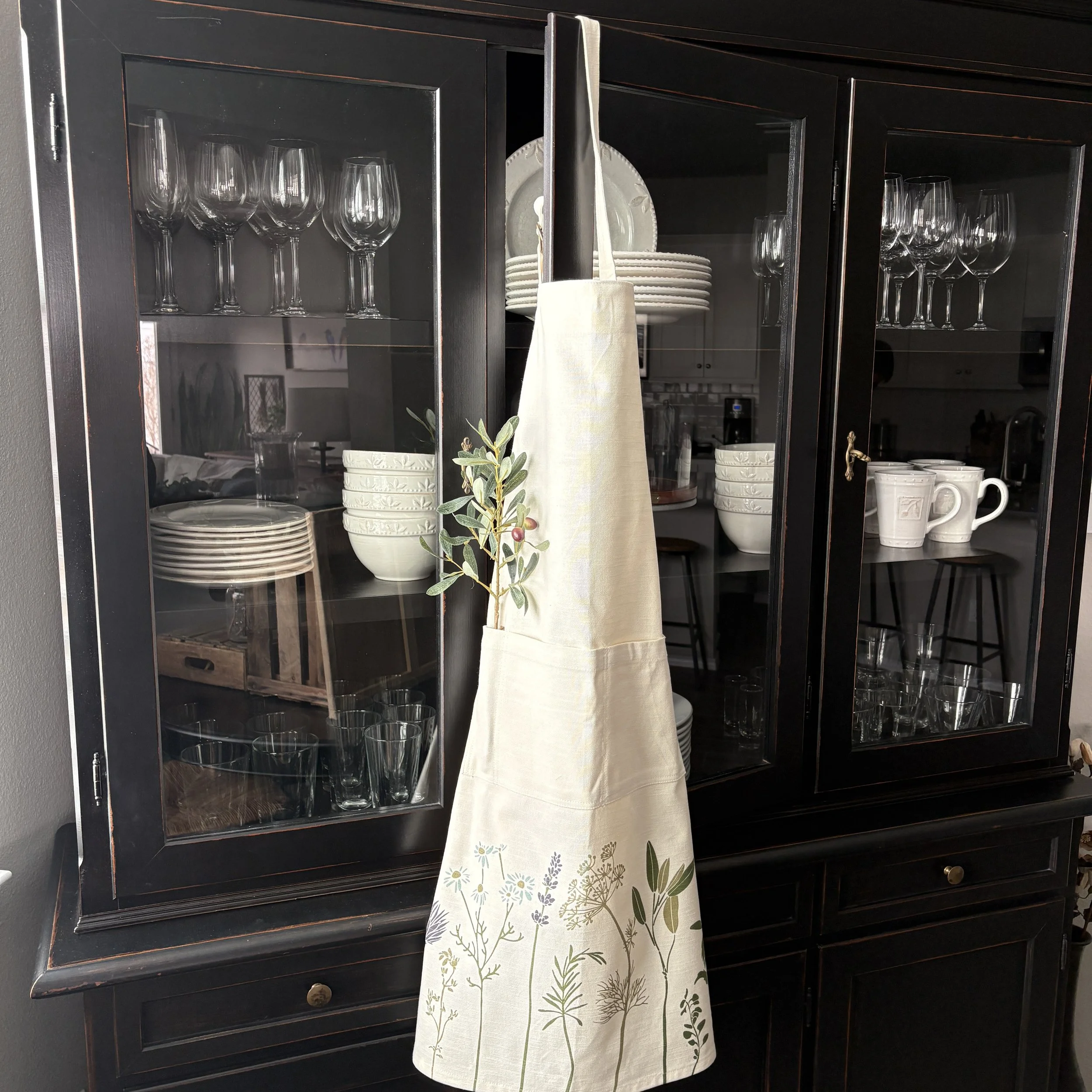 Garden Herbs Organic Cotton Apron.JPG
