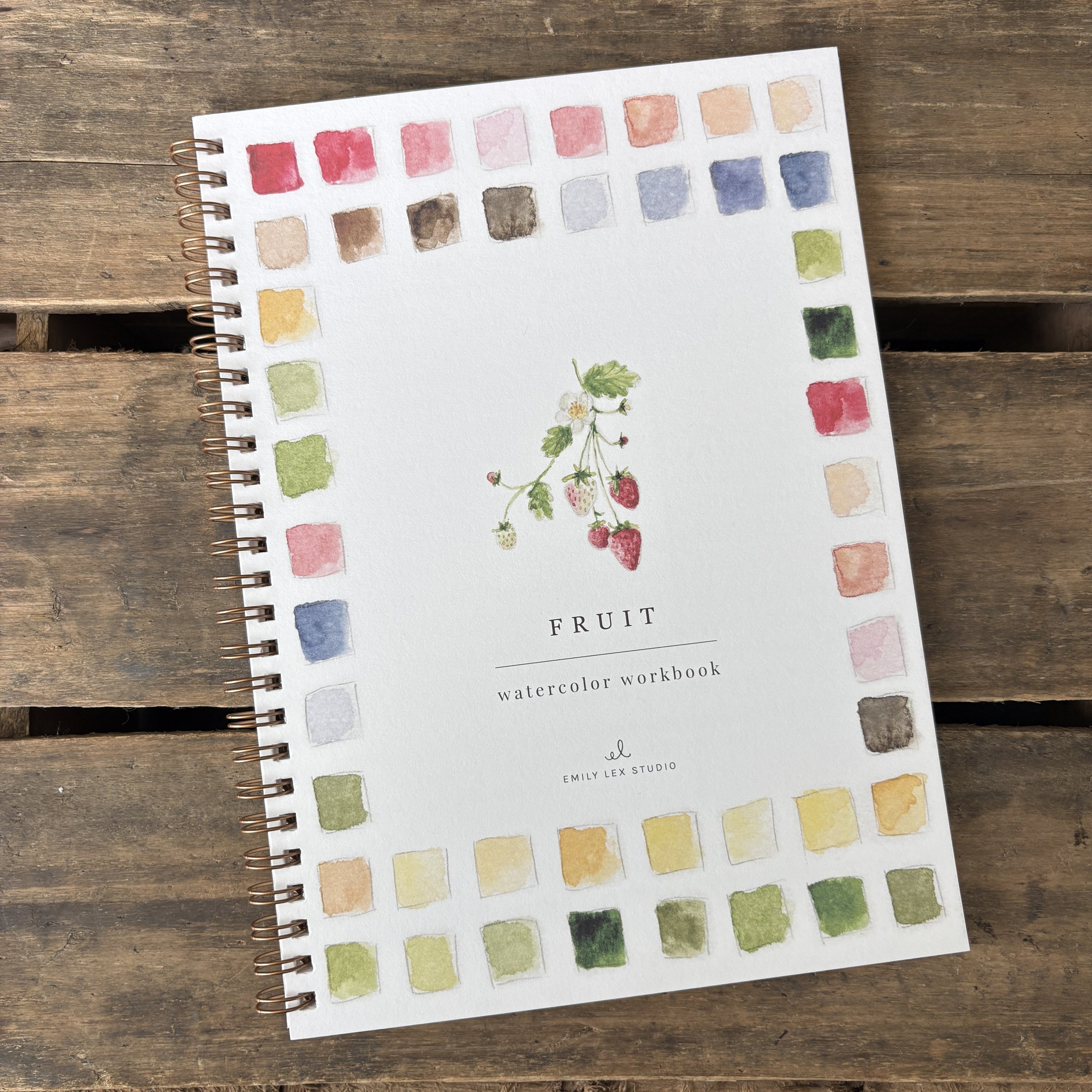 Fruit Watercolor Workbook