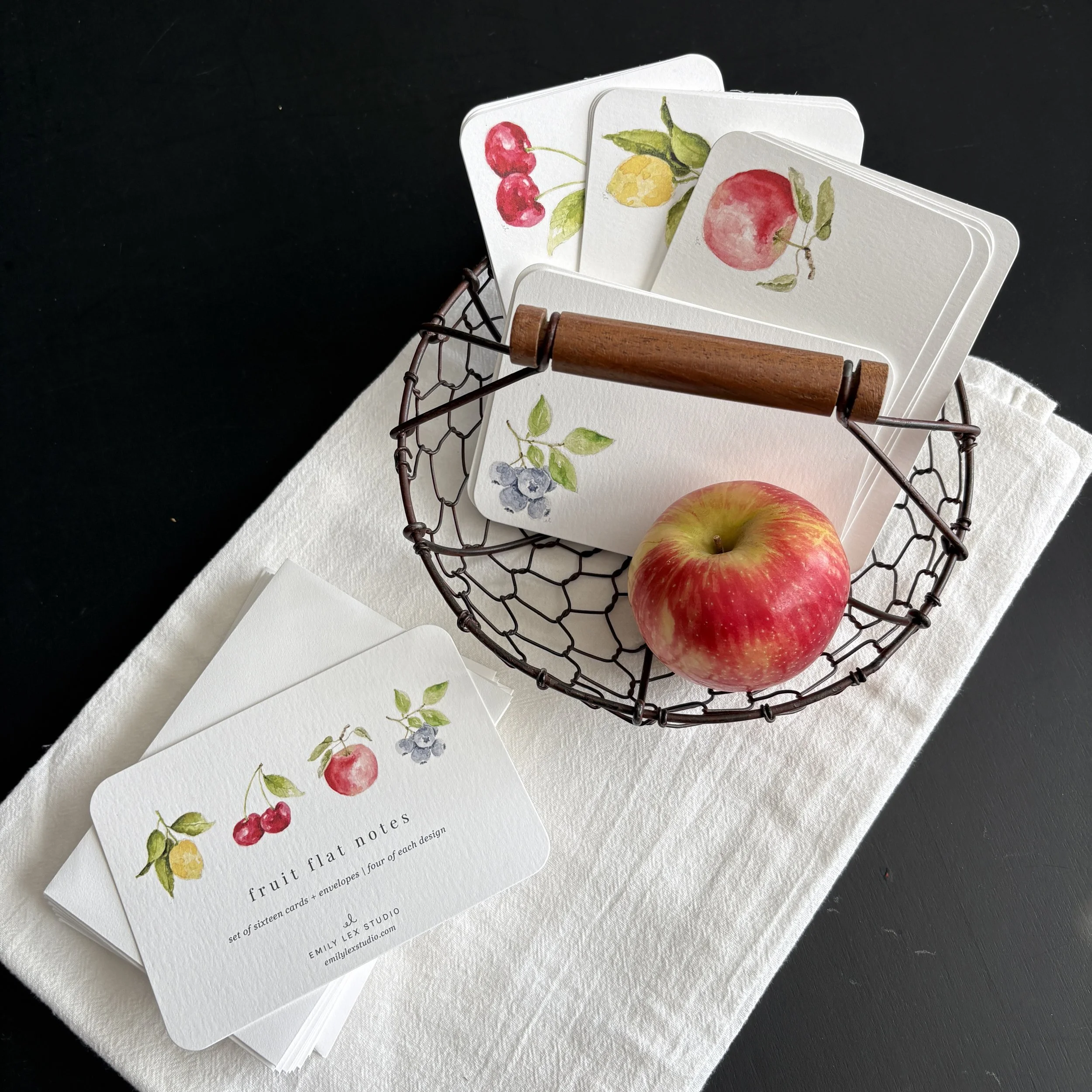 Fruit Flat Notes with Envelopes.JPG
