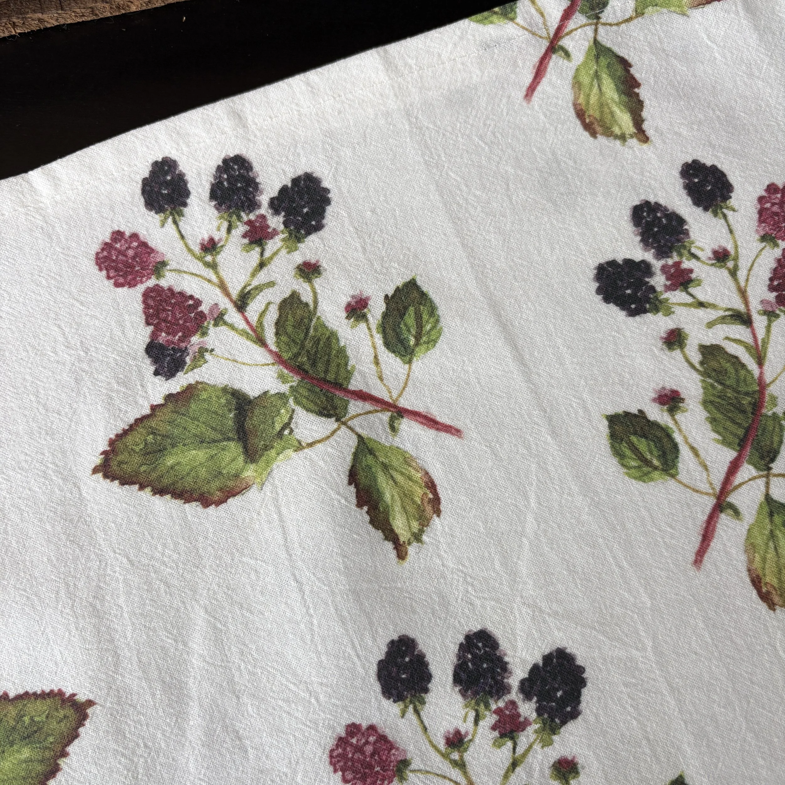 Blackberry Cotton Tea Towel Detail.JPG