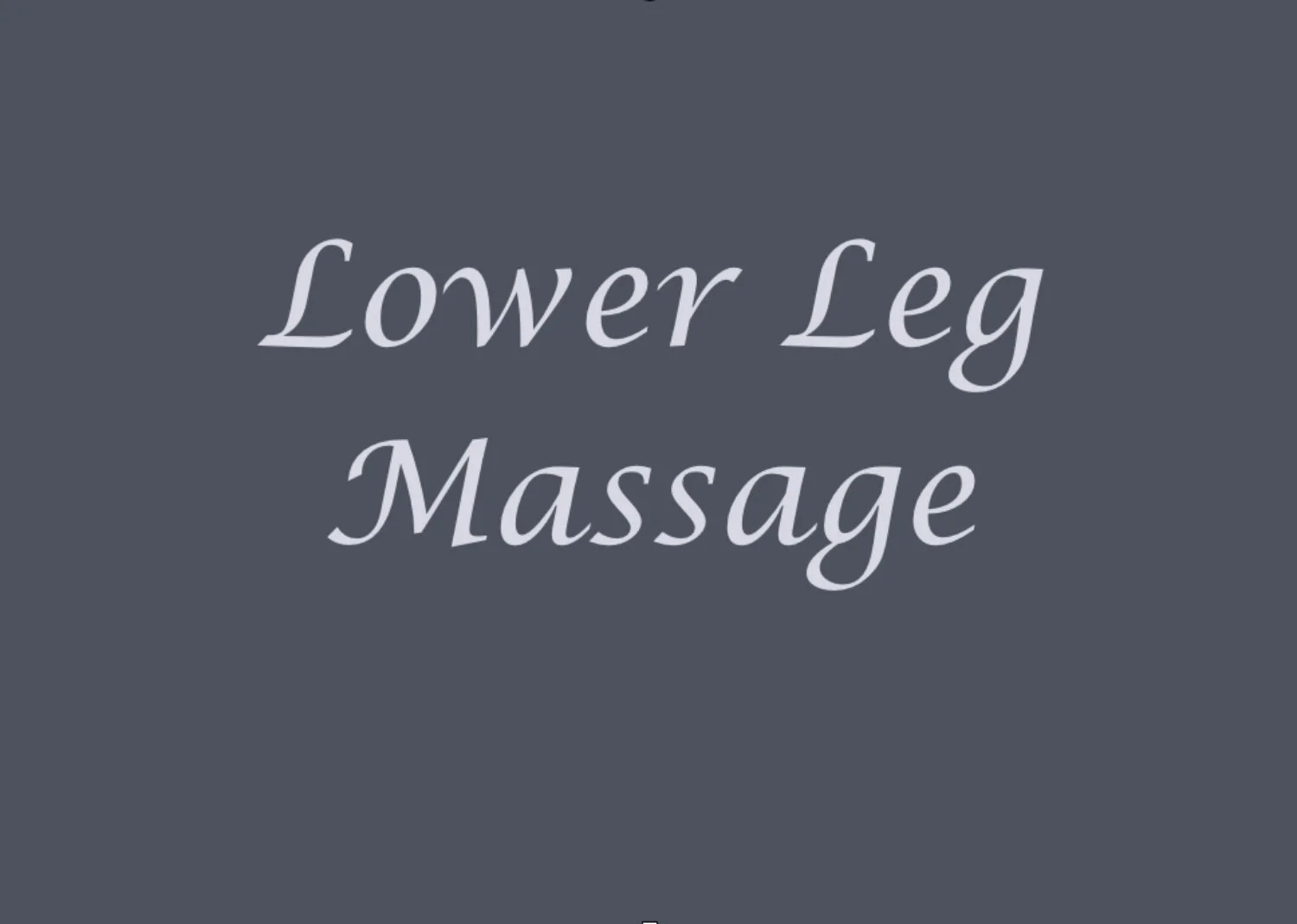 How to Get a Great Knee & Leg Massage Free, Fast & Easy — SelfMassage