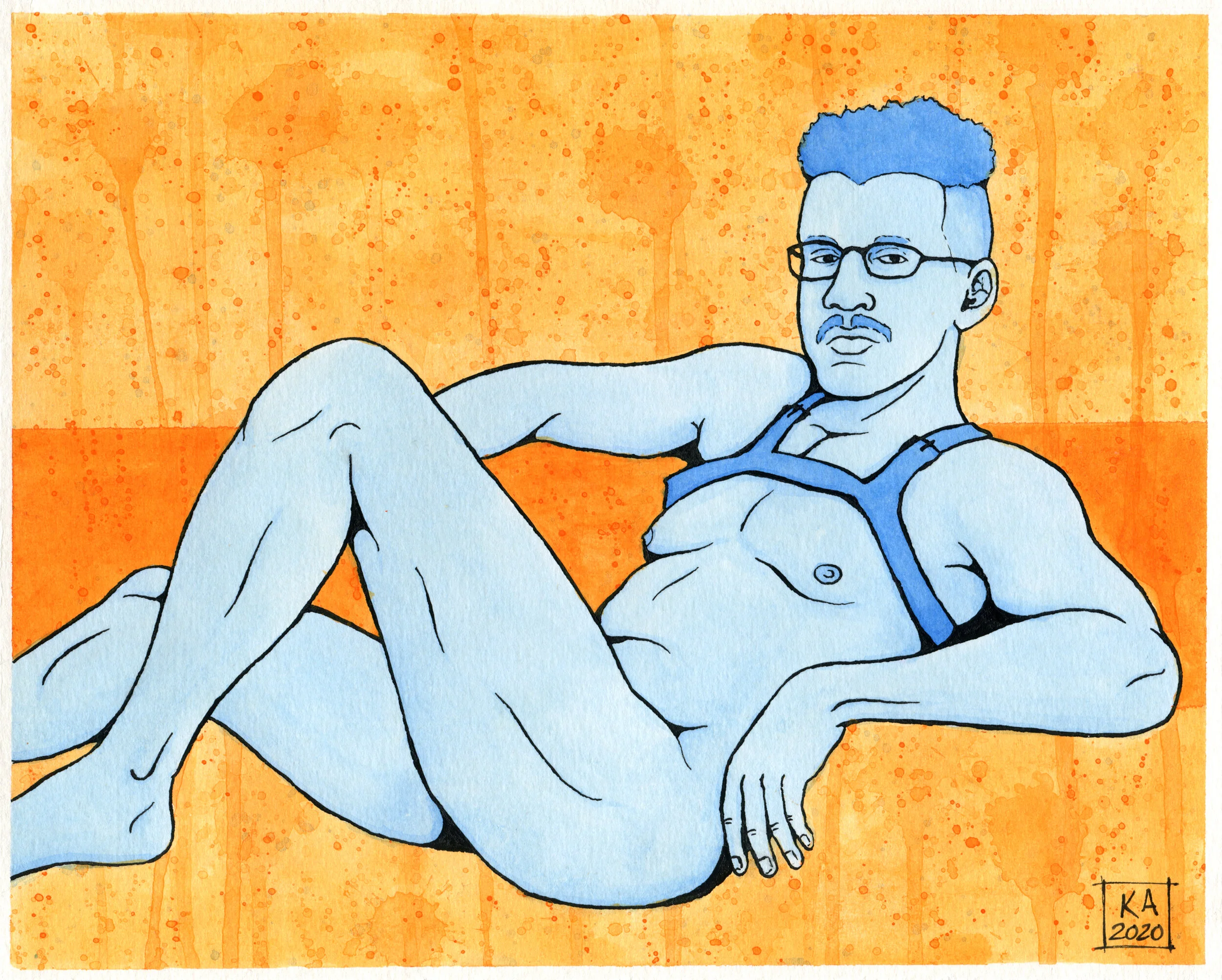 Dorian Holliday Harnessed