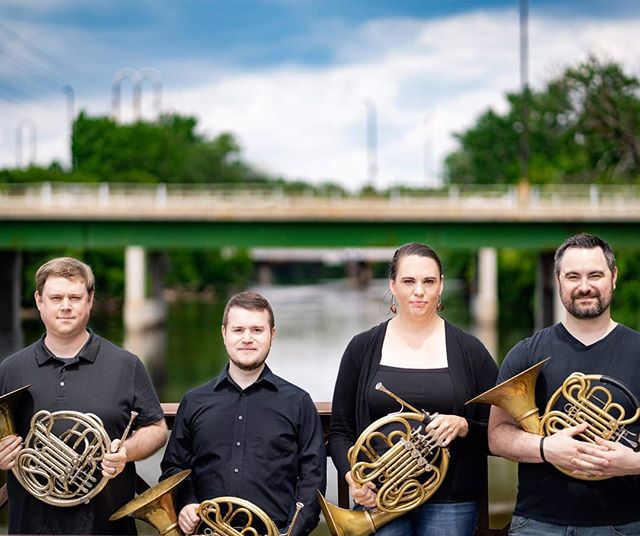 Minnesota Horn Quartet looking fierce!  #hornquartet #horn #brass #minneapolis
📷: @thelucaswells