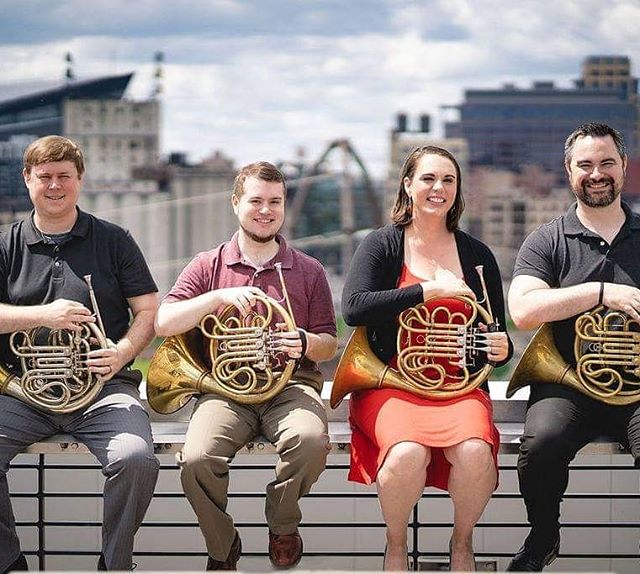 Check out my horn quartet's newest photo! #frenchhorn #hornquartet #chambermusic 📷: @thelucaswells