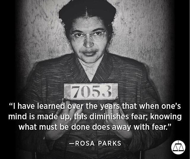Today in 1955, Rosa Parks was arrested for refusing to give up her seat on the bus sparking the Montgomery Bus Boycott. The successful Montgomery Bus Boycott, organized by Martin Luther King, Jr., followed Park's historic act of civil disobedience. K