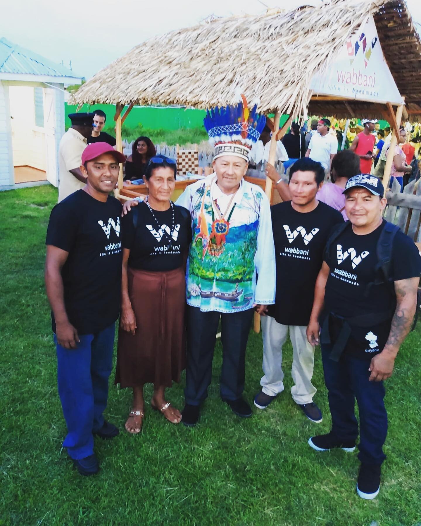 Happy Indigenous Heritage Month! Here we have members of our Wabbani team with the Minister of Indigenous Peoples Affairs, Hon. Sydney Allicock, showcasing our products in Georgetown. 
#indigenousheritage #heritage #wabbani #yupukari #guyana #southam