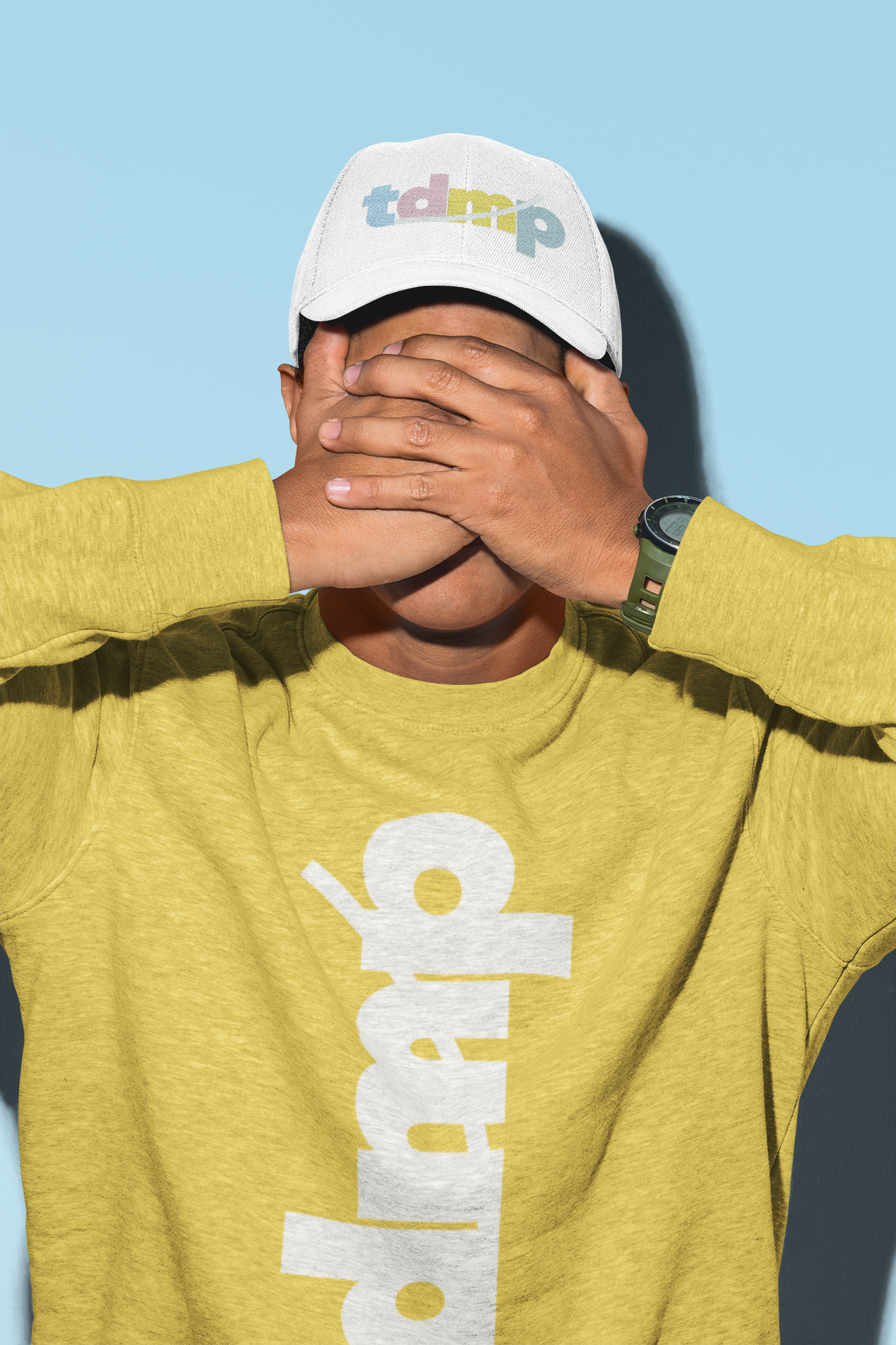 mockup-of-a-man-covering-his-face-wearing-a-dad-hat-and-a-crewneck-sweatshirt-27058.png