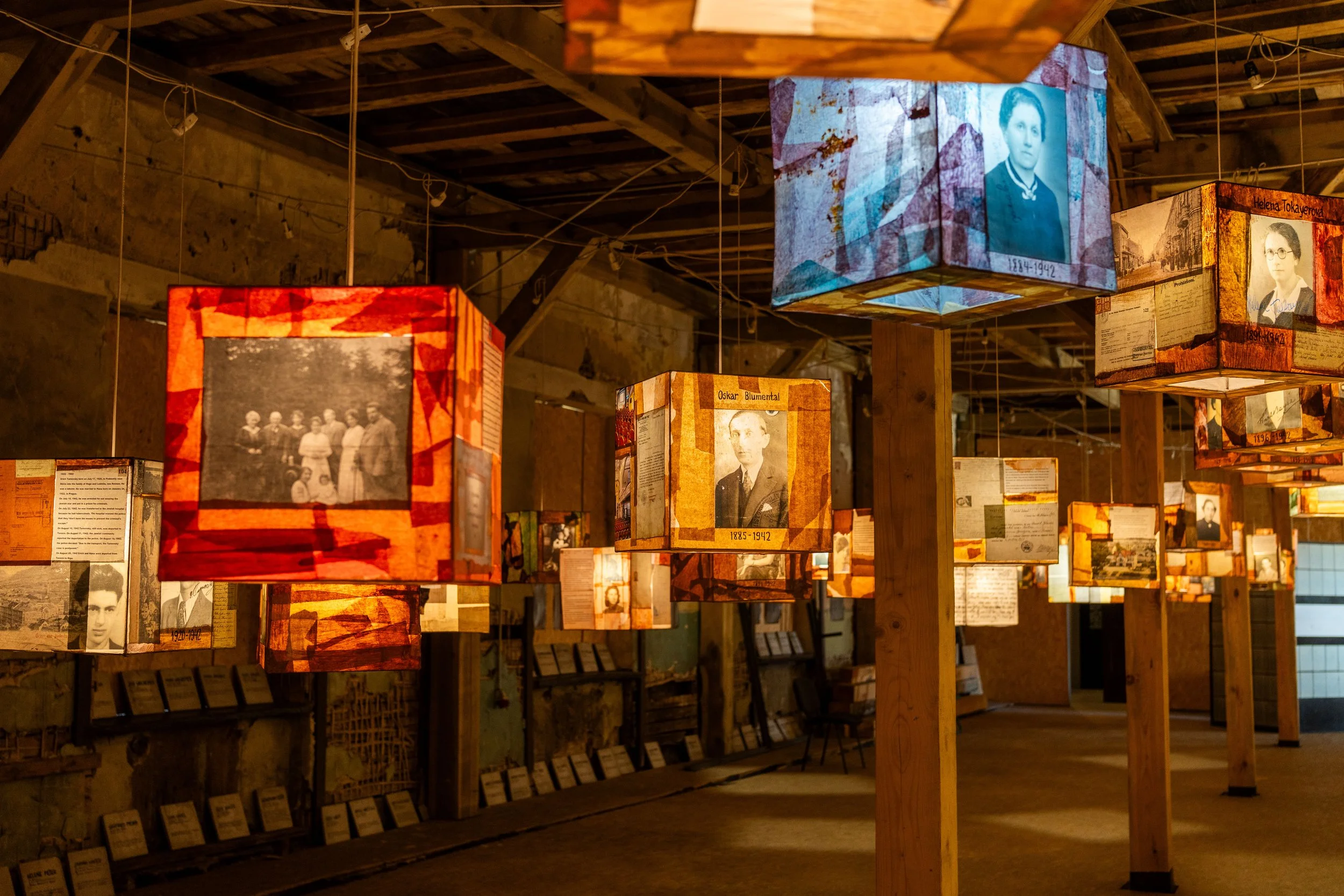 Lanterns of memory, keeping alive the stories of Riga’s Jewish community.