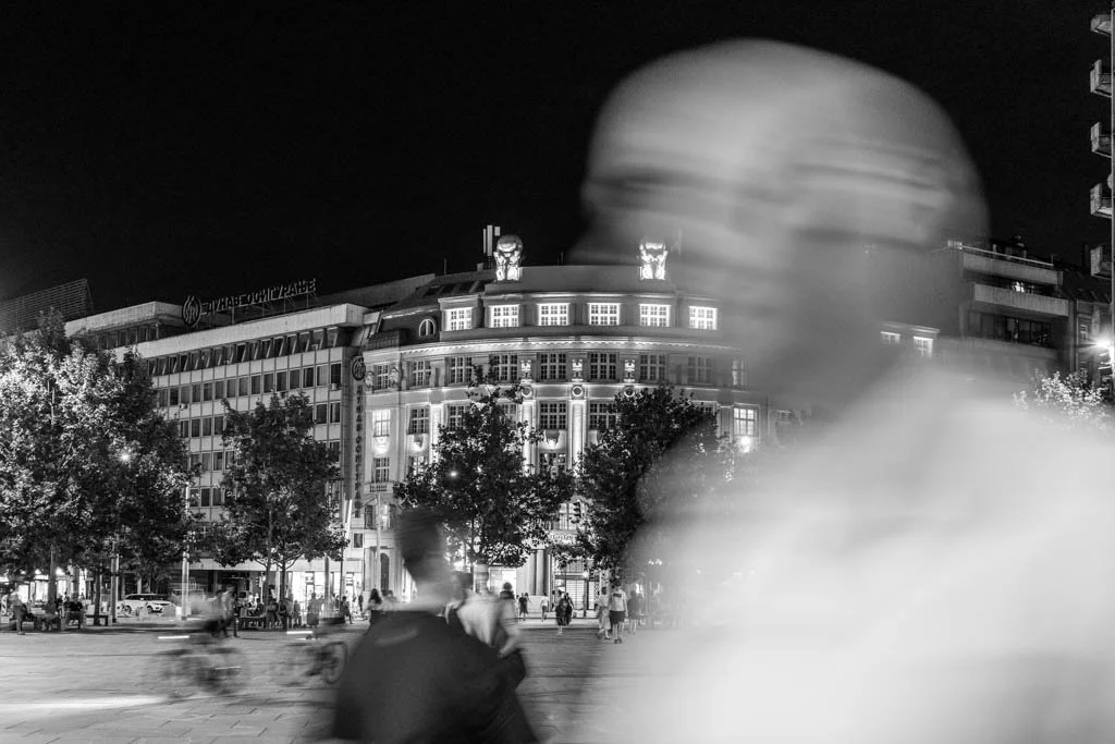 BELGRADE, SERBIA Passing through the night.