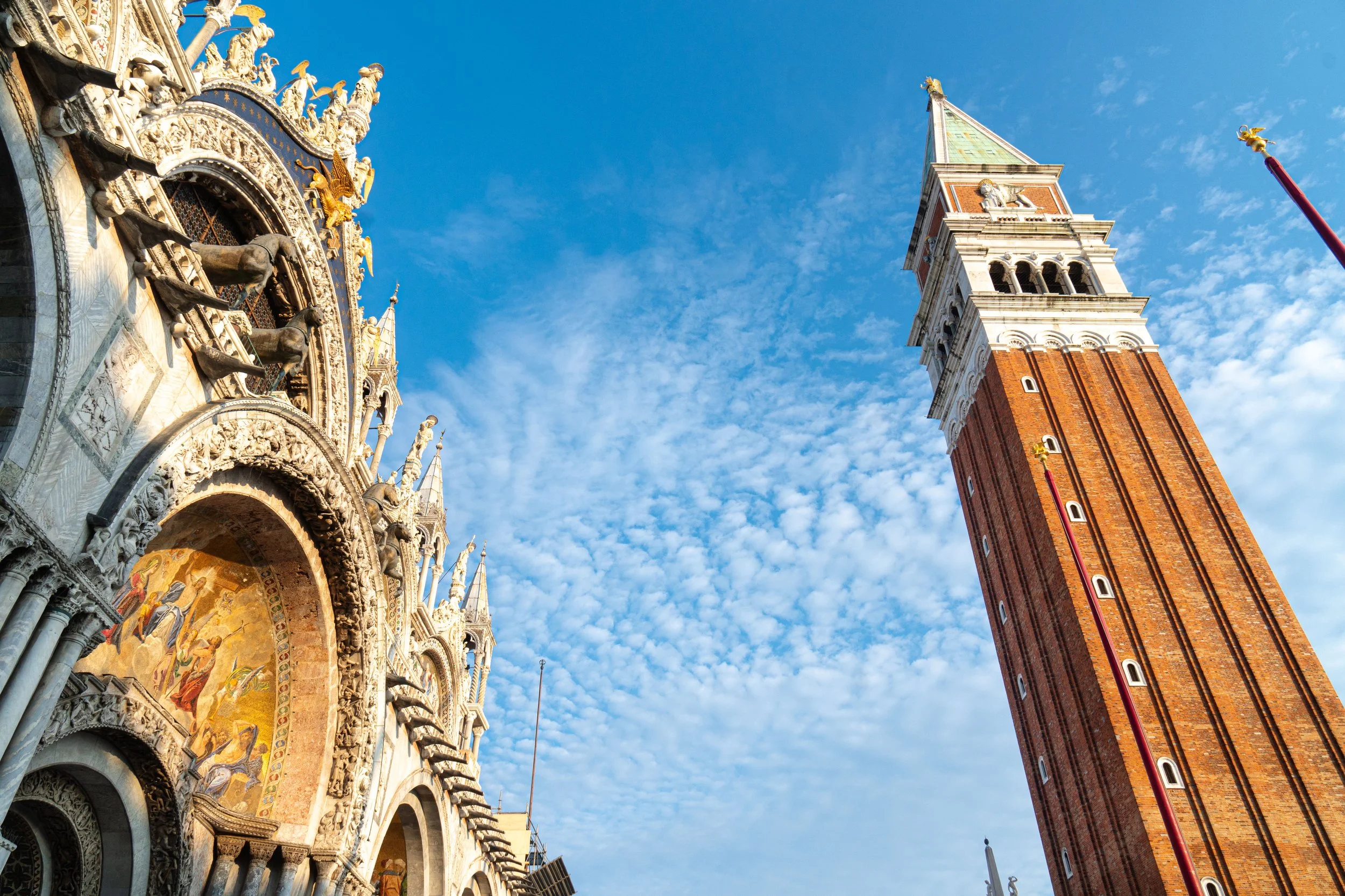 Venice, Piazza San Marco - Basilica mosaics and soaring Campanile embody Venice’s glory, faith, and timeless maritime power.