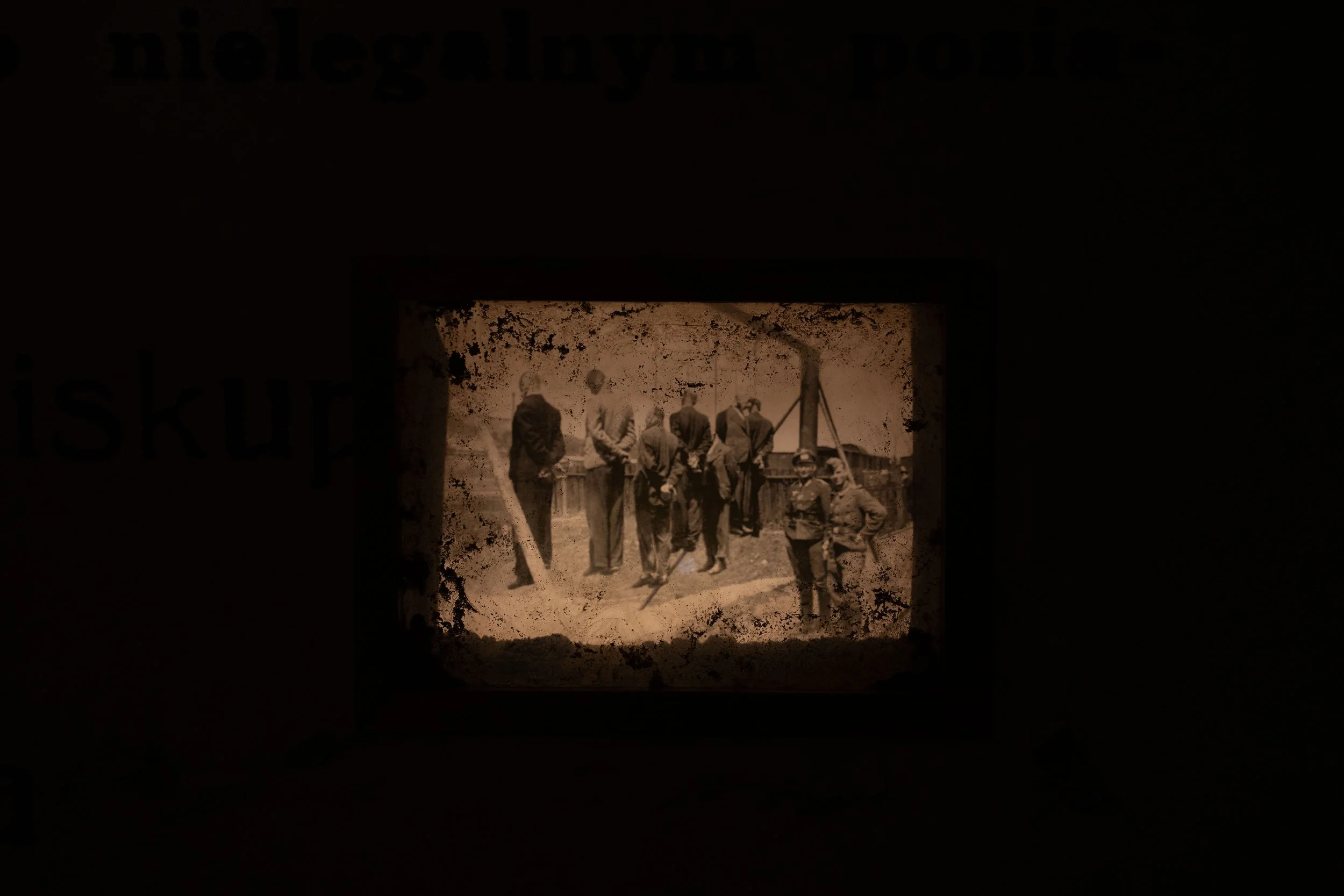 Krakow - Schindler's Factory. A glimpse into the atrocity — silent witnesses of human cruelty.