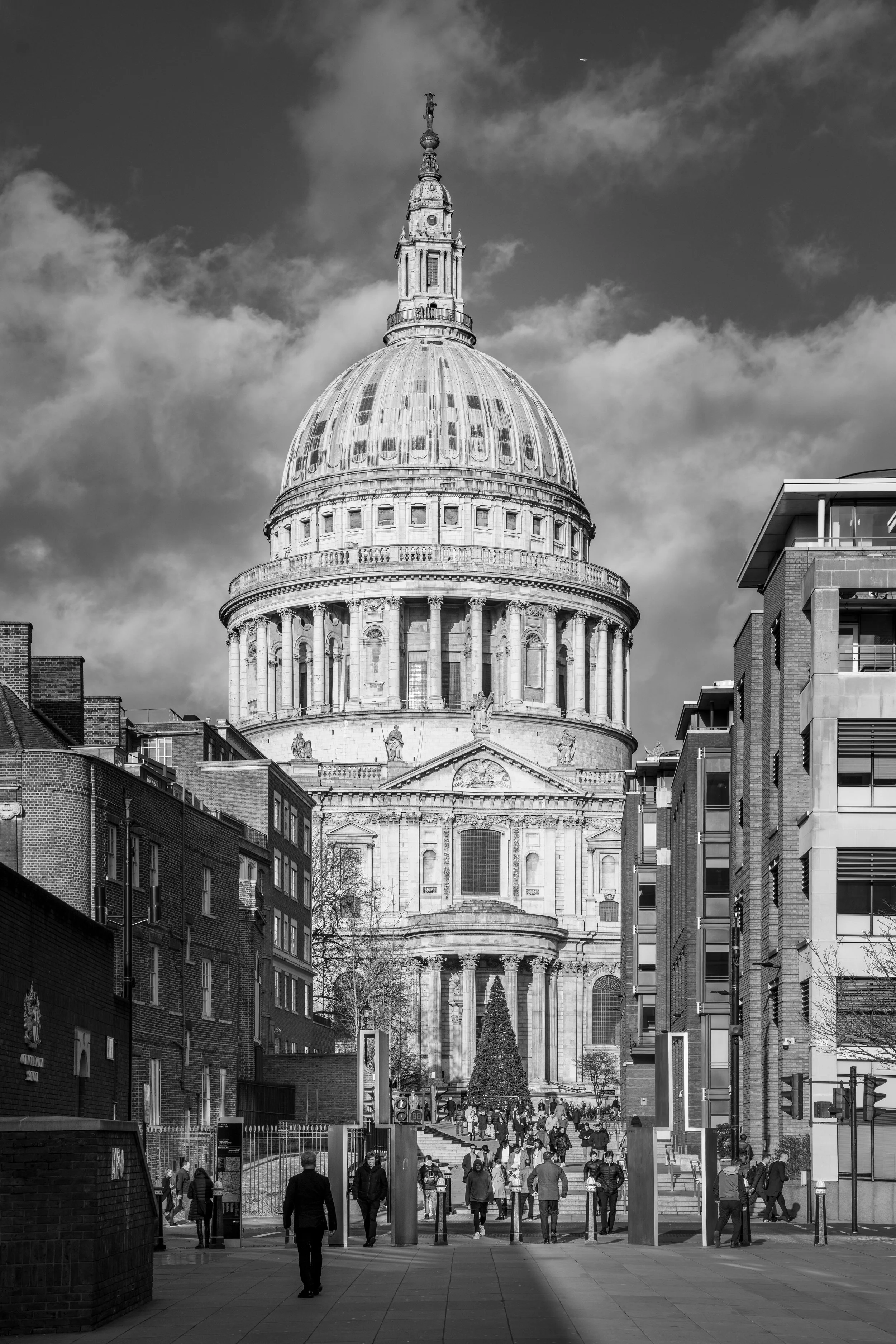London, St. Paul’s Cathedral - Rising from ashes, enduring blitz, Christopher Wren’s vision shines eternal over restless streets.