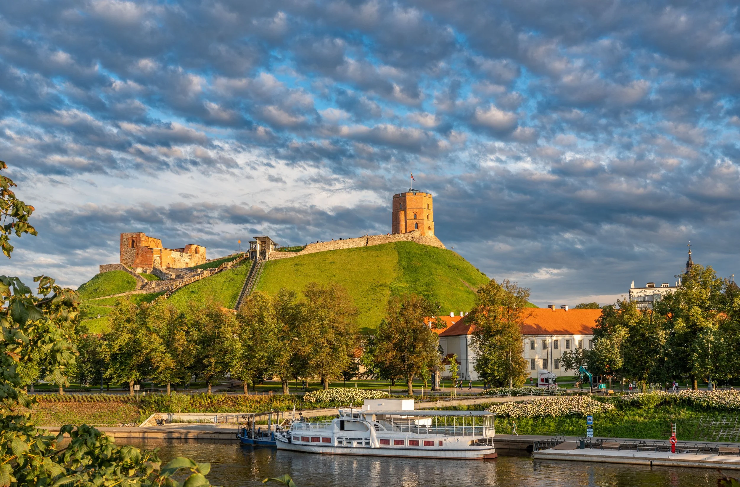 Gediminas Tower stands eternal, guarding Vilnius with stones that whisper centuries of history.
