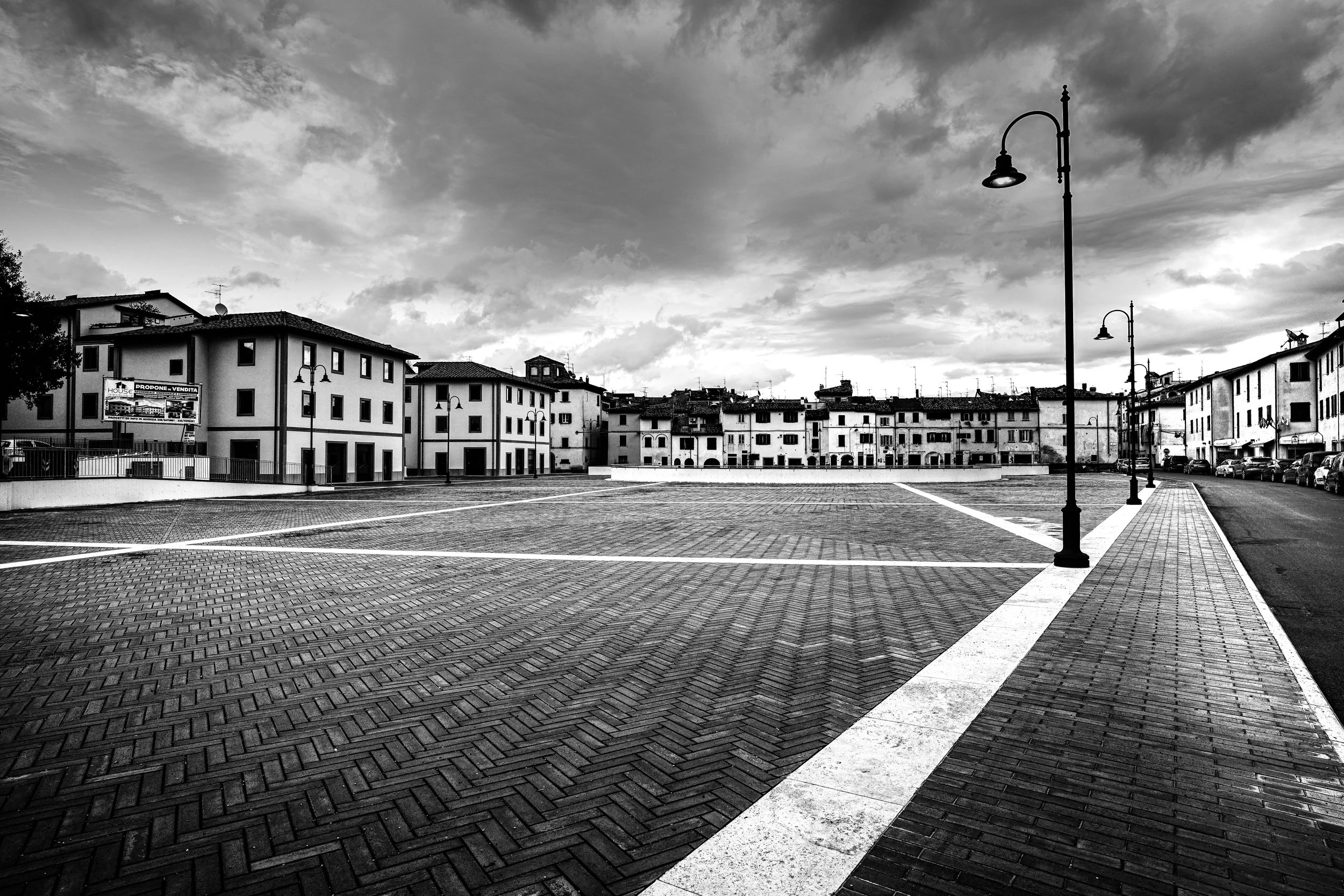 Città di Castello: Geometry of stone and sky, where absence becomes presence.
