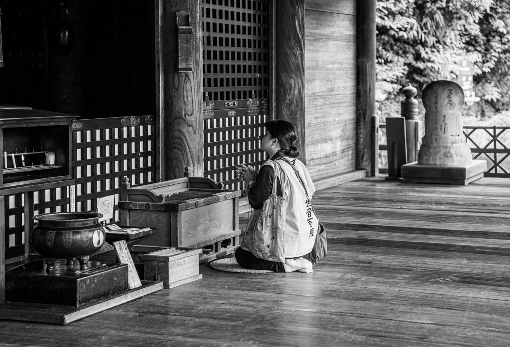 KYOTO, JAPAN A quiet moment of prayer.