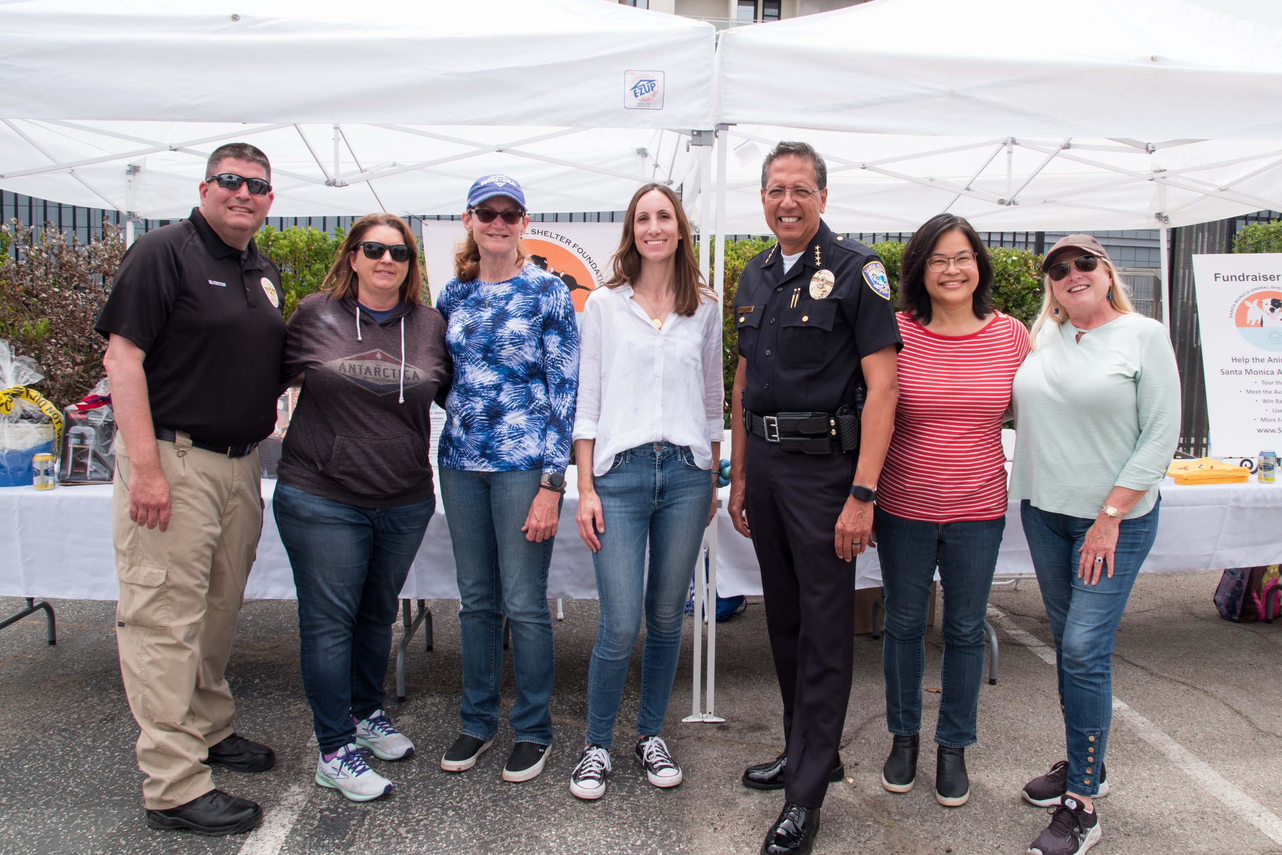  Santa Monica Animal Shelter Foundation Board of Directors and Santa Monica Police Chief Batista 
