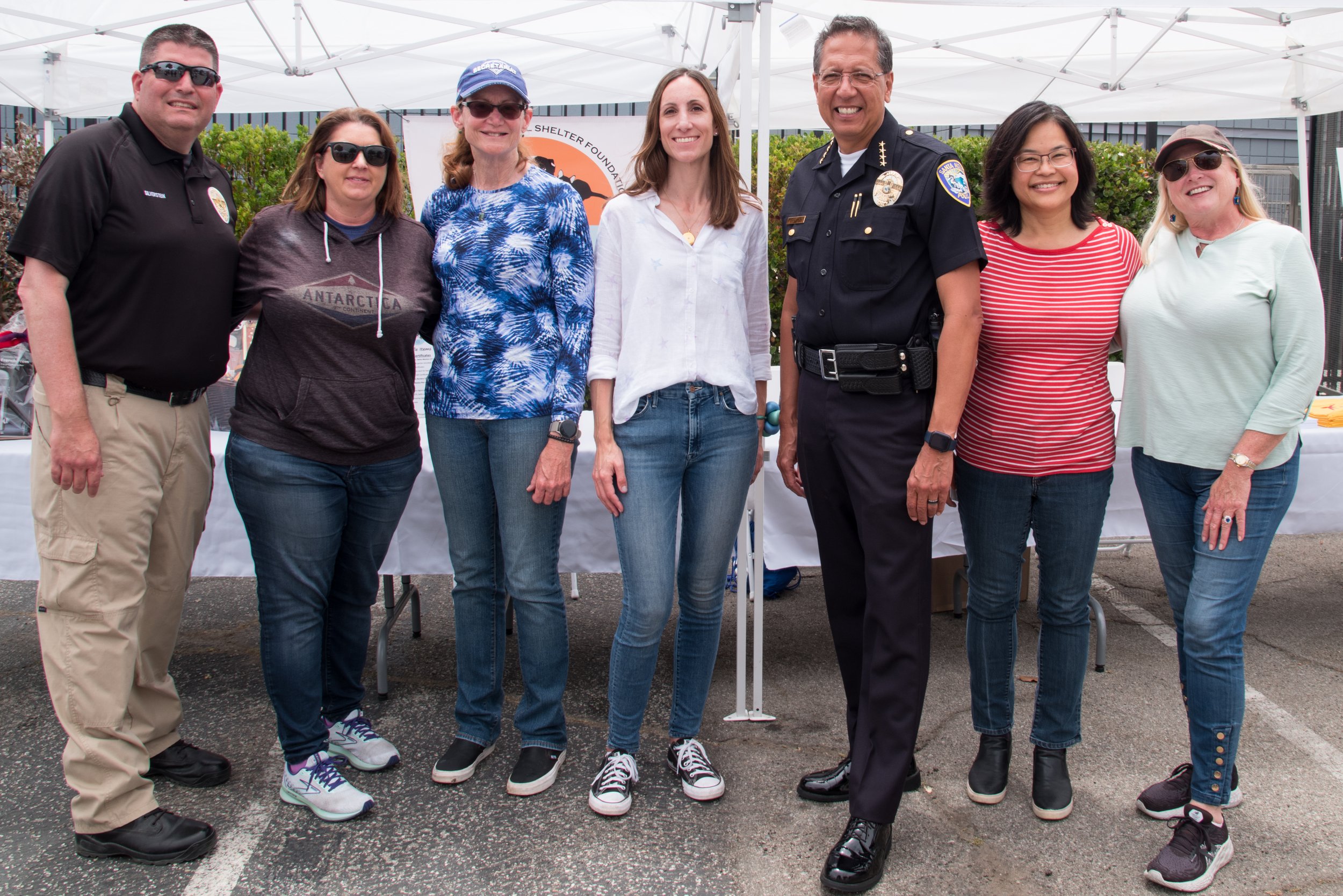  Santa Monica Animal Shelter Foundation Board of Directors and Santa Monica Police Chief Batista 