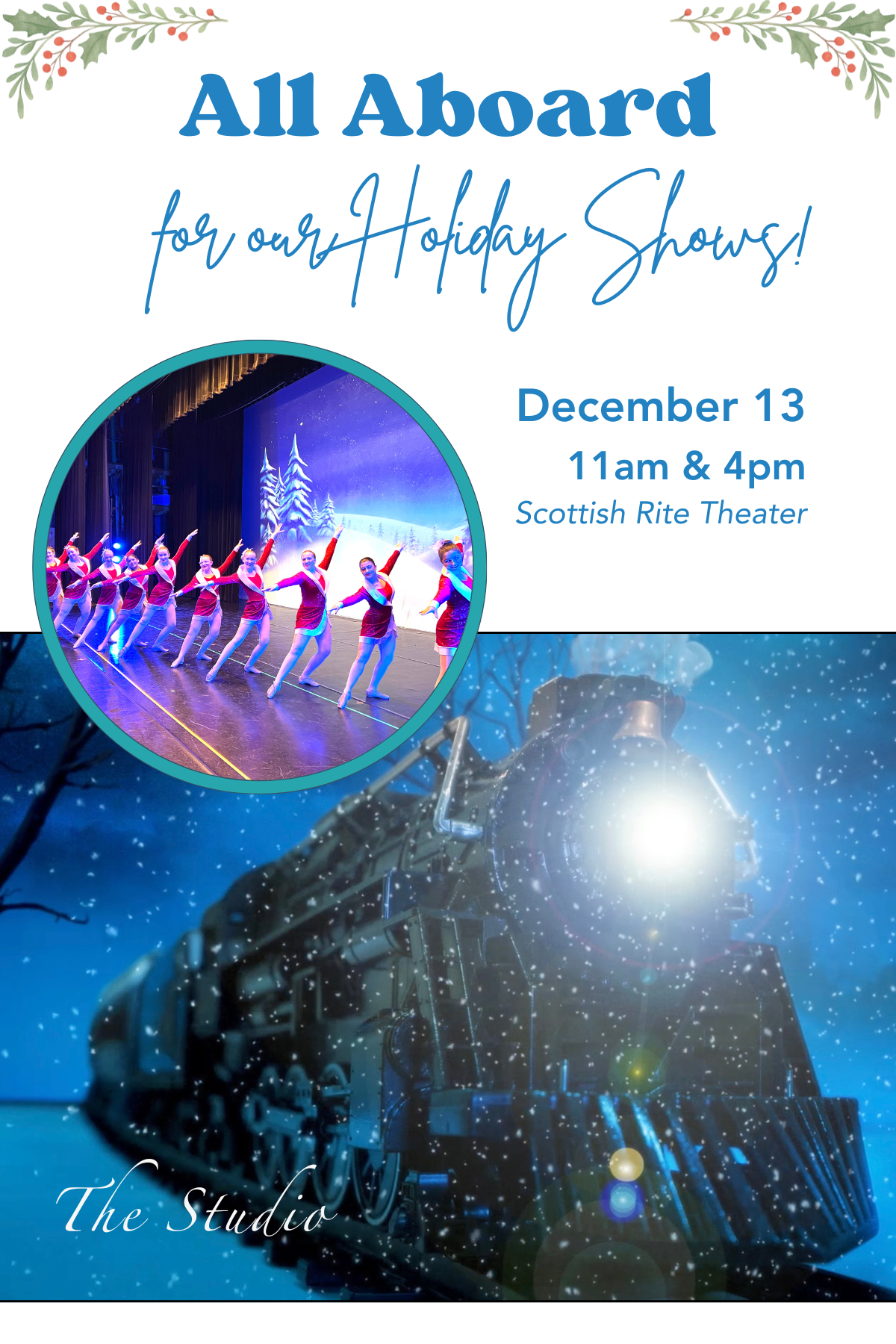 The Studio’s Holiday Shows!