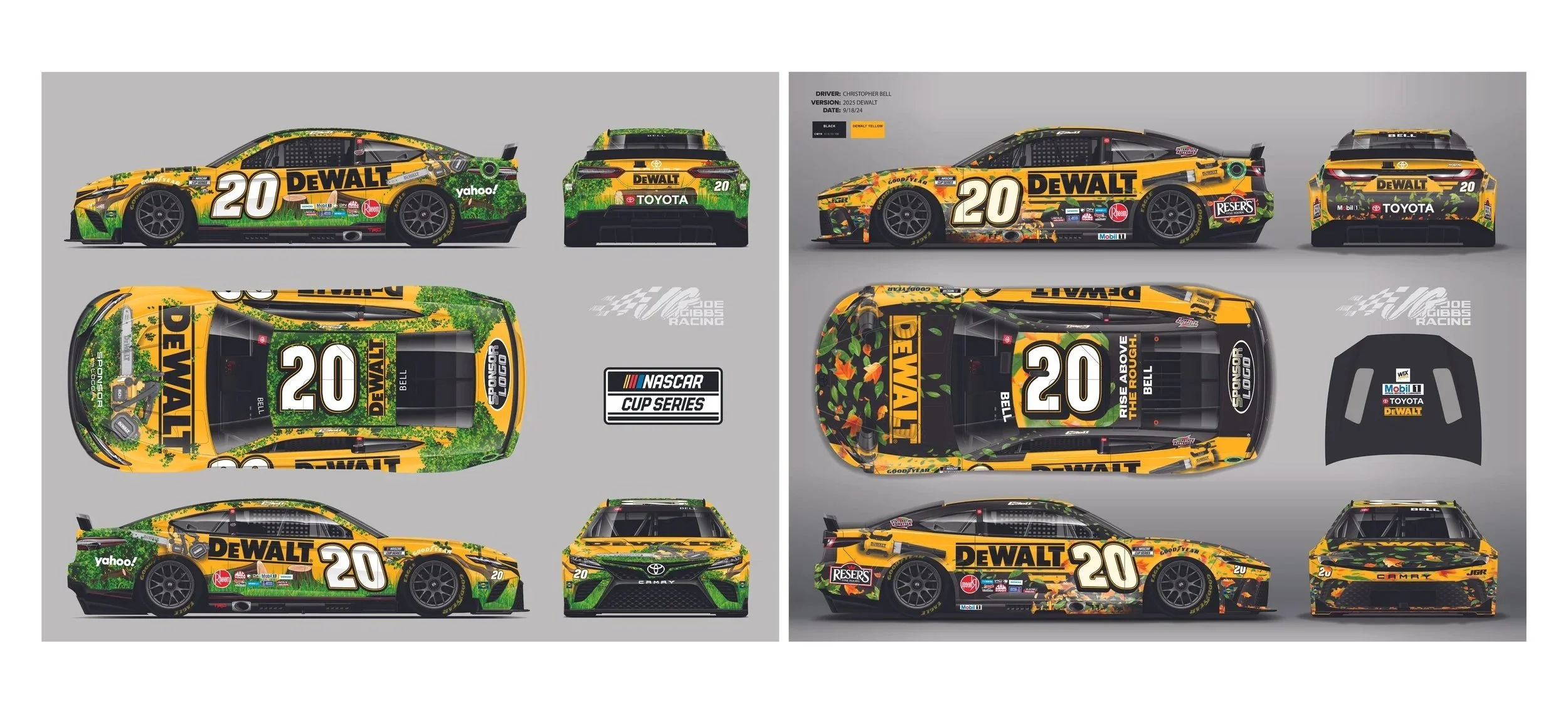 DEWALT Nascar Design Templates